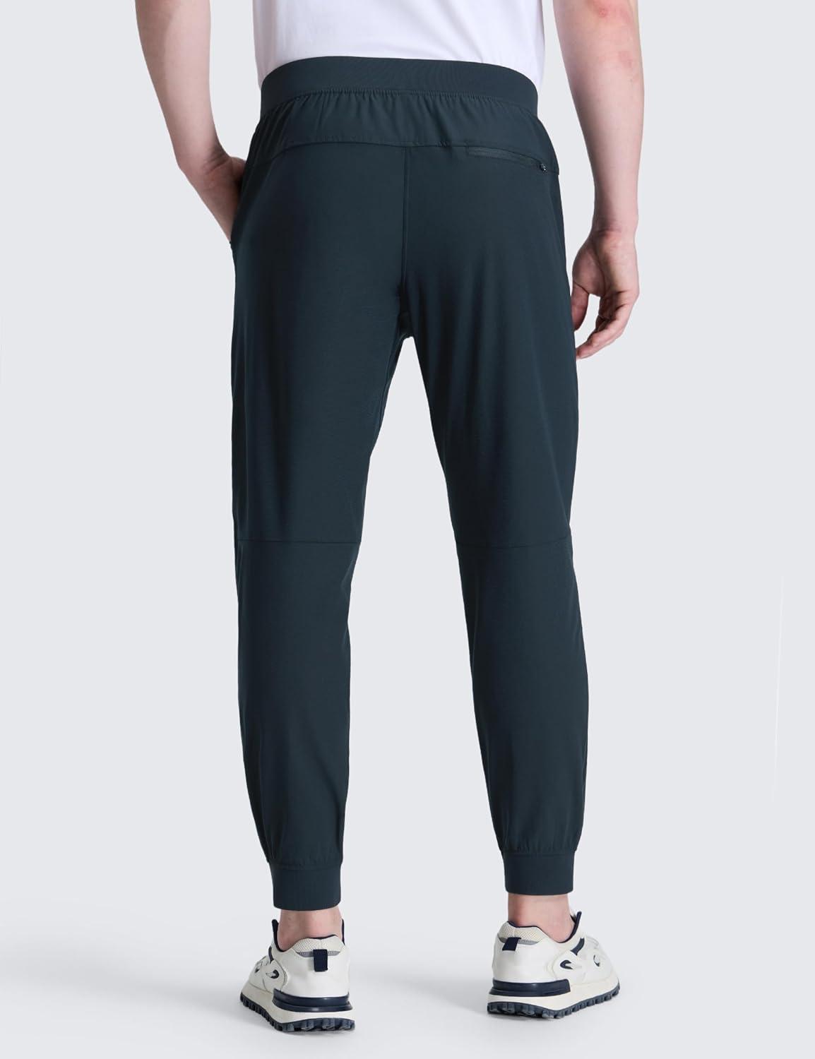 imageCRZ YOGA All Day Comfy PullOn Golf Joggers for Men 28quot30quot32quot Quick Dry Lightweight Work Casual Pants with PocketsTrue Navy