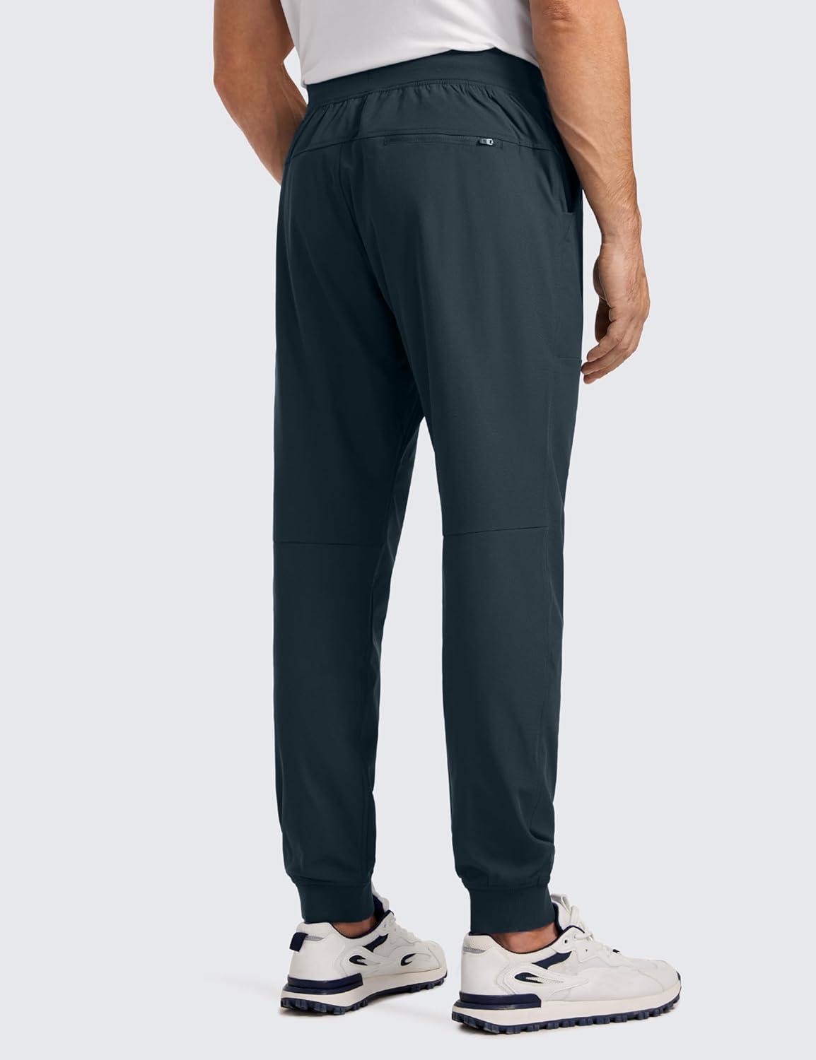 imageCRZ YOGA All Day Comfy PullOn Golf Joggers for Men 28quot30quot32quot Quick Dry Lightweight Work Casual Pants with PocketsTrue Navy