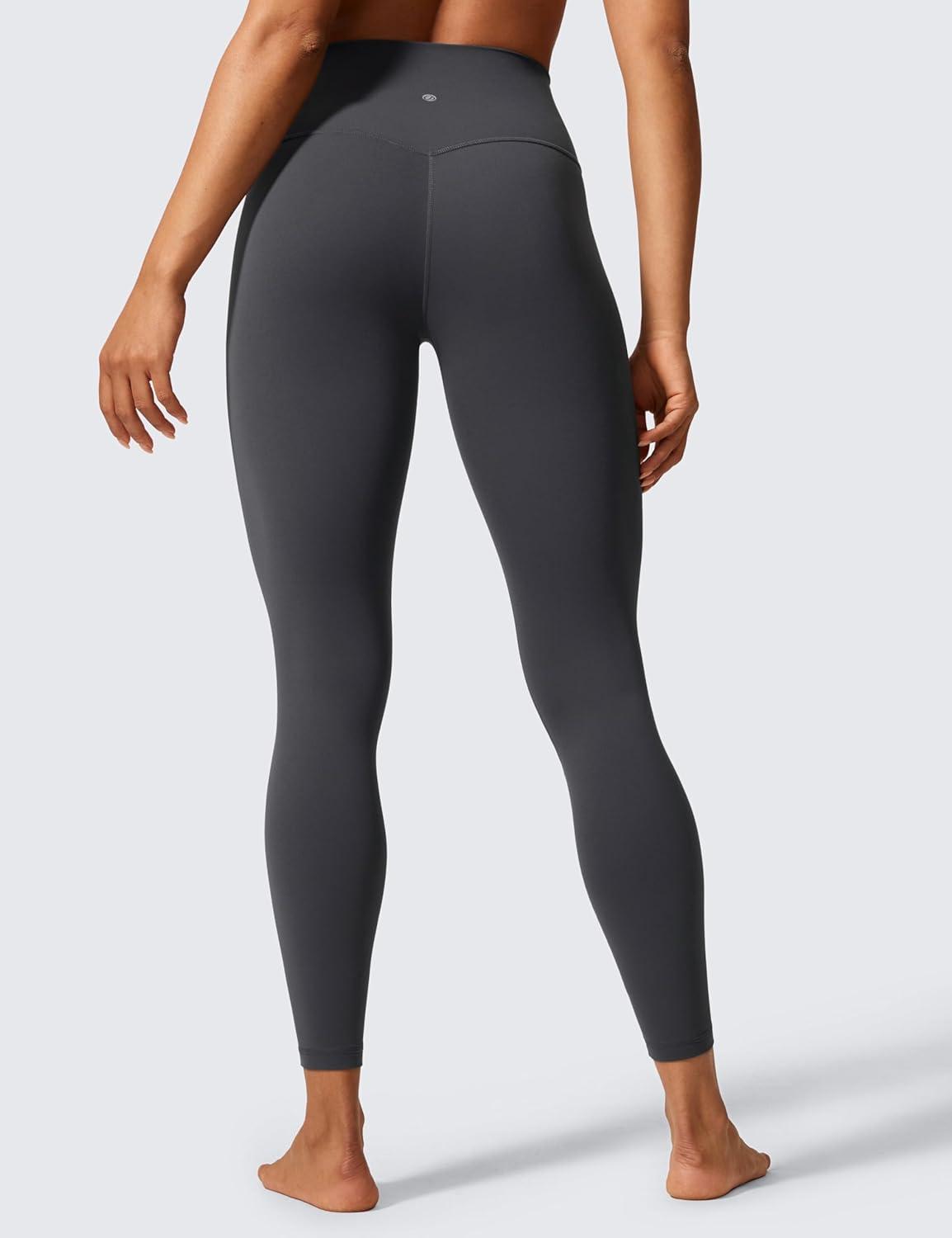 imageCRZ YOGA Butterlift Workout Leggings 25quot High Waisted Pilates Gym Athletic Womens Yoga Pants Buttery SoftMysterious Grey