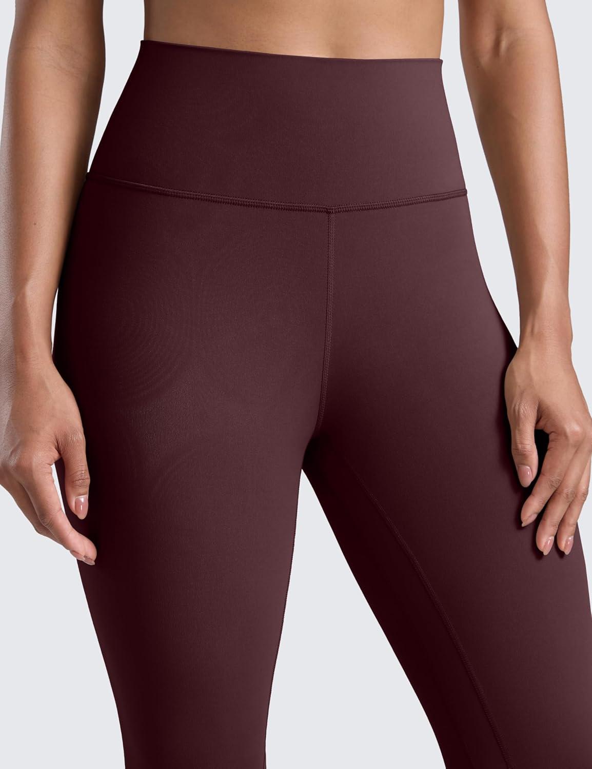 imageCRZ YOGA Butterlift Workout Leggings 25quot High Waisted Pilates Gym Athletic Womens Yoga Pants Buttery SoftRipe Plum