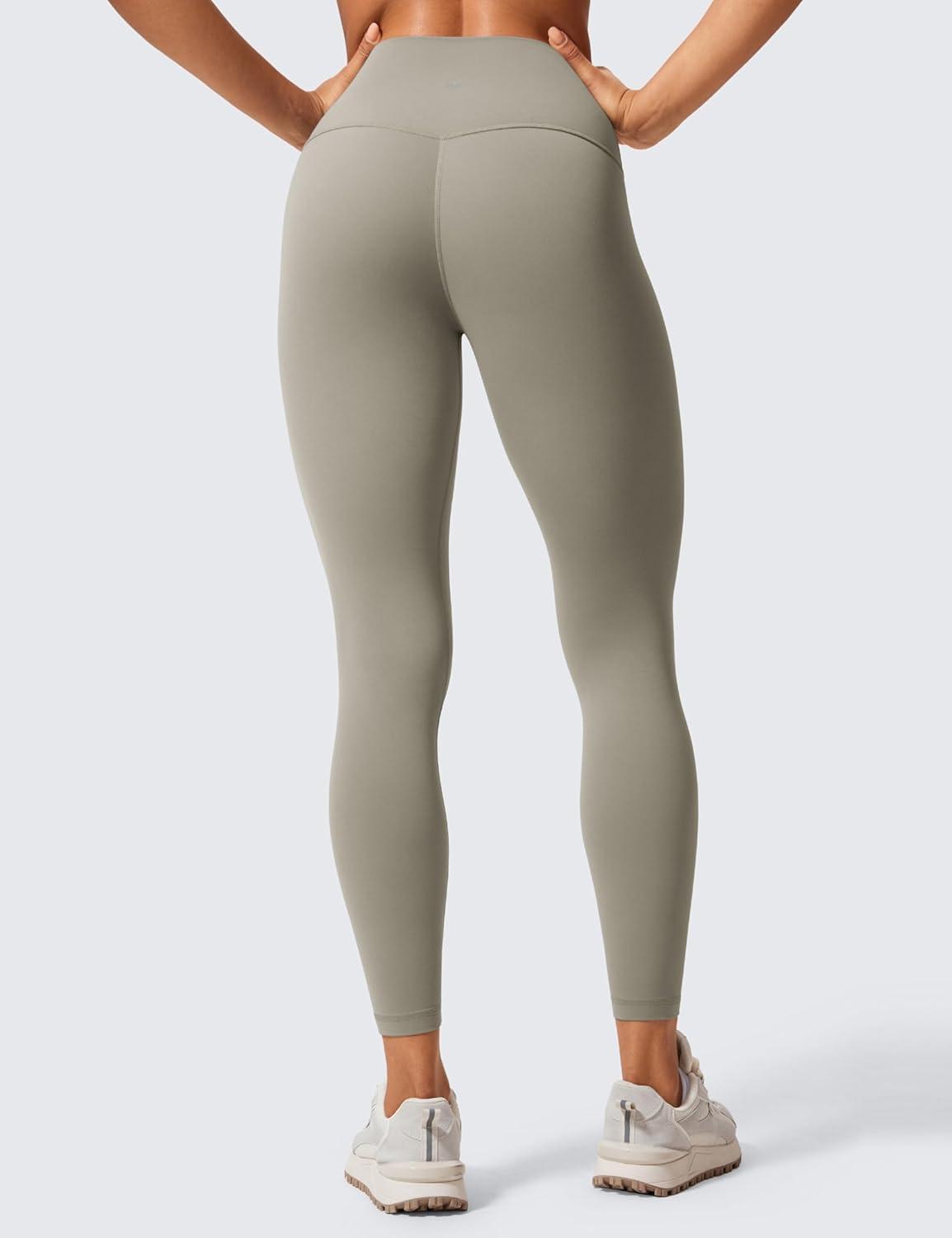 imageCRZ YOGA Butterlift Workout Leggings 25quot High Waisted Pilates Gym Athletic Womens Yoga Pants Buttery SoftRock Grey