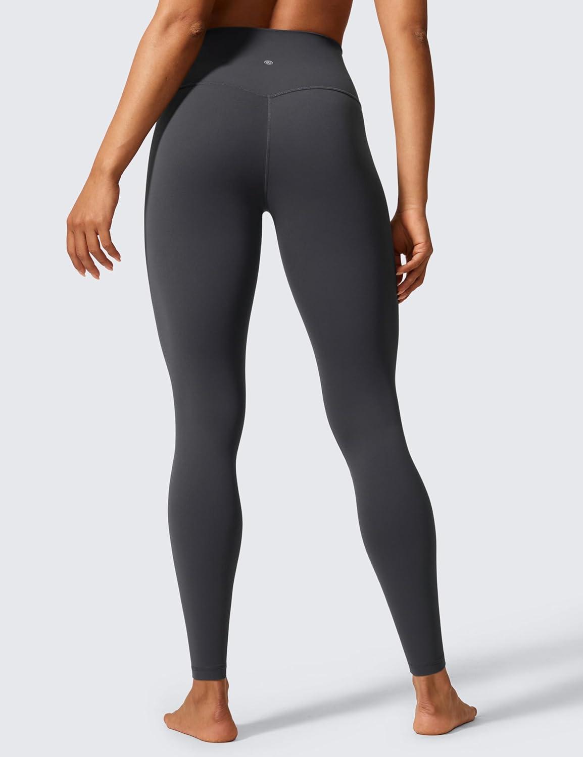 imageCRZ YOGA Butterlift Workout Leggings 28quot High Waisted Pilates Gym Athletic Womens Yoga Pants Buttery SoftMysterious Grey
