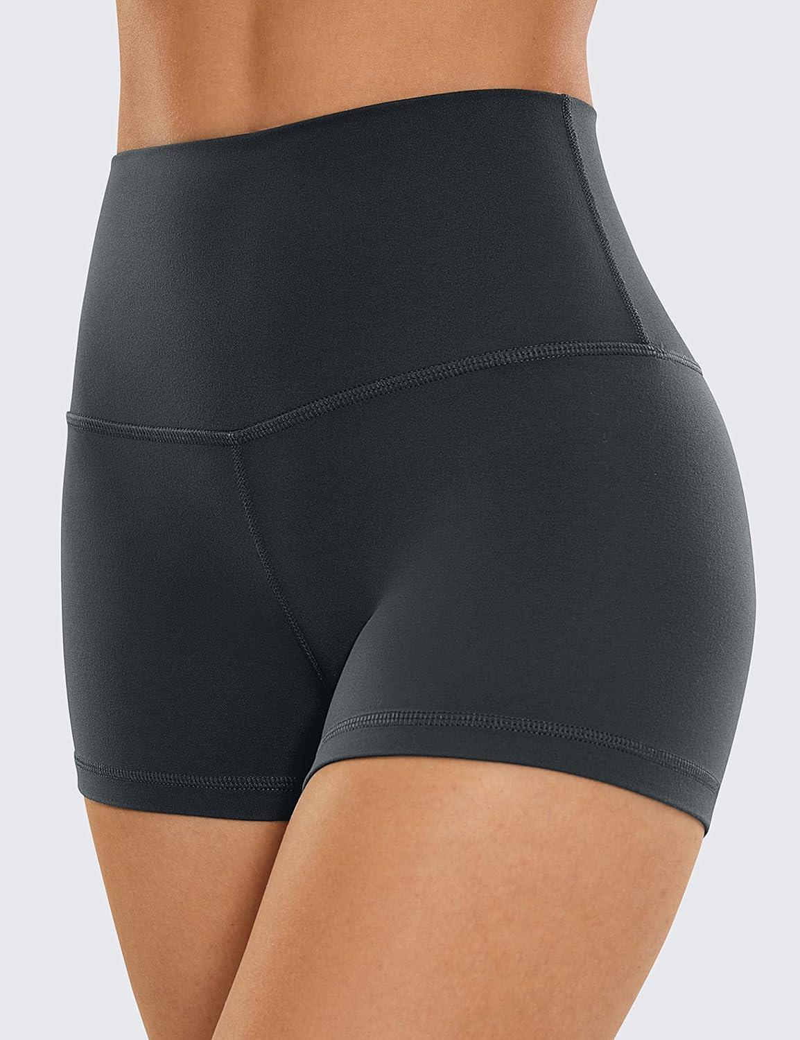 imageCRZ YOGA Butterluxe Biker Shorts 25quot High Waisted Yoga Workout Spandex Womens Running Volleyball BootyMelanite