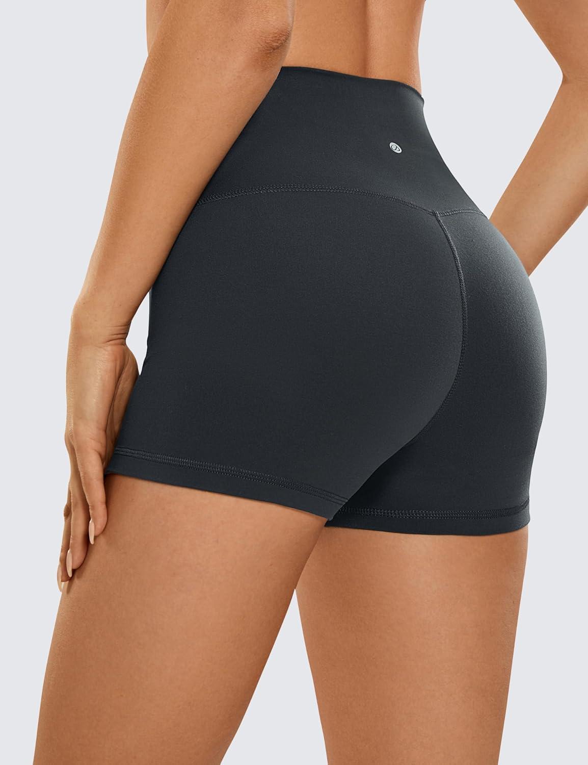 imageCRZ YOGA Butterluxe Biker Shorts 25quot High Waisted Yoga Workout Spandex Womens Running Volleyball BootyMelanite