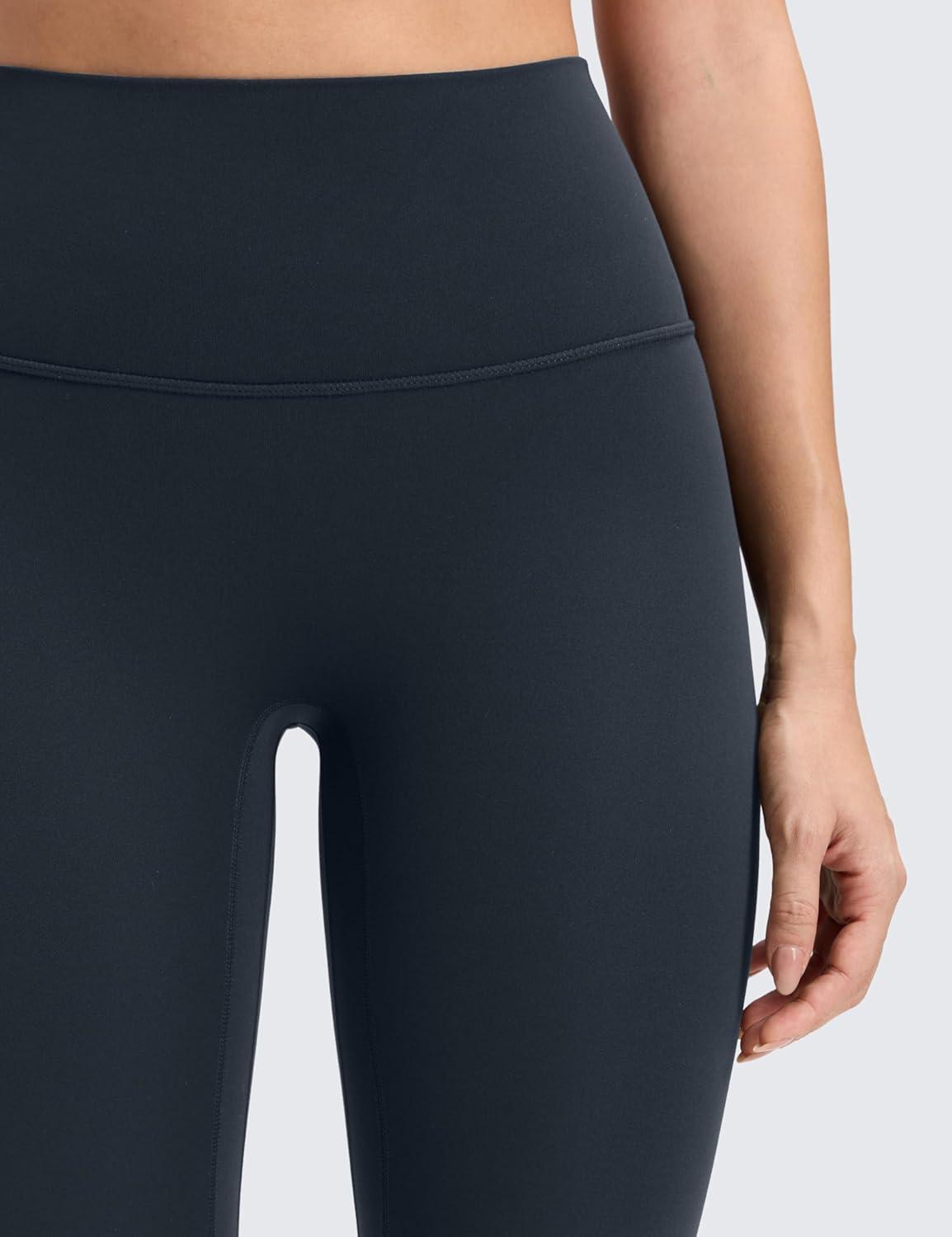 imageCRZ YOGA Butterluxe No Front Seam Yoga Leggings 25quot High Waisted Womens Lounge Pants Pilates Workout Athletic Buttery SoftTrue Navy