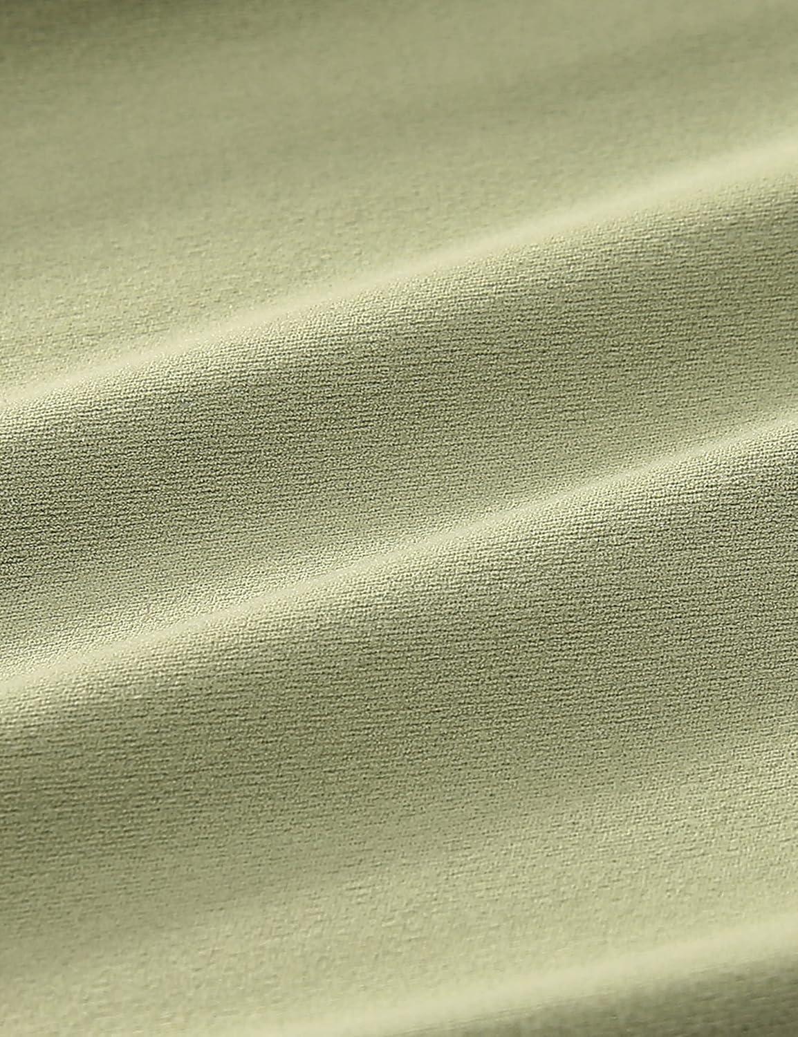 imageCRZ YOGA Butterluxe U Back Longline Sports Bras for Women Scoop Neck Padded Yoga Workout Crop Top with Built in PadsMoss Green