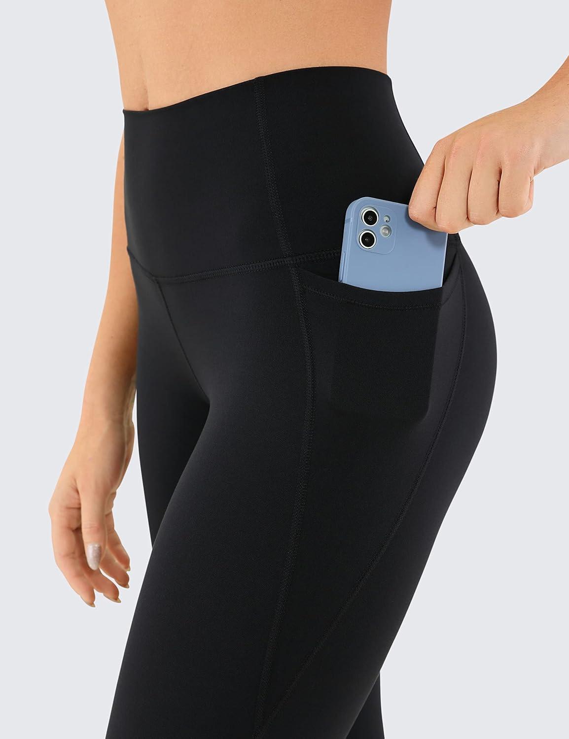 imageCRZ YOGA Butterluxe Workout Leggings Pockets 28 High Waisted Gym Womens Yoga Pants Running Buttery SoftBlack