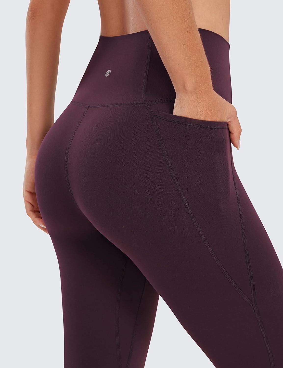 imageCRZ YOGA Butterluxe Workout Leggings Pockets 28 High Waisted Gym Womens Yoga Pants Running Buttery SoftDeep Purple