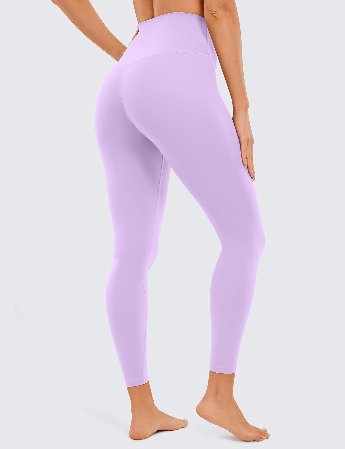 imageCRZ YOGA Butterluxe Yoga Leggings 25quot High Waisted Buttery Soft Womens Workout Lounge PantsElfin Purple