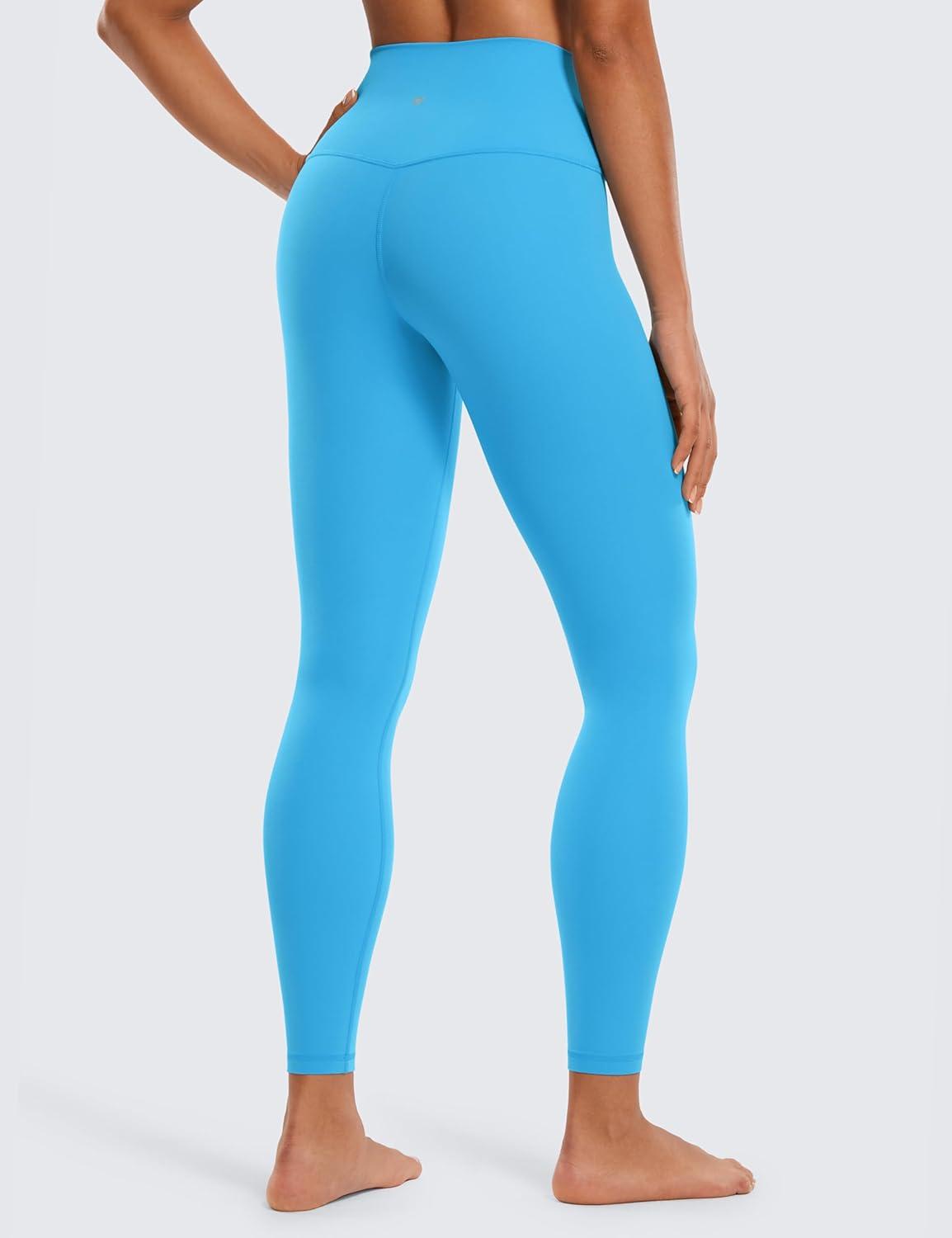 imageCRZ YOGA Butterluxe Yoga Leggings 25quot High Waisted Buttery Soft Womens Workout Lounge PantsKayak Blue