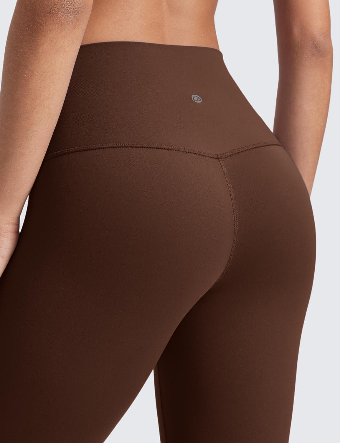 imageCRZ YOGA Butterluxe Yoga Leggings 25quot High Waisted Buttery Soft Womens Workout Lounge PantsLava Brown