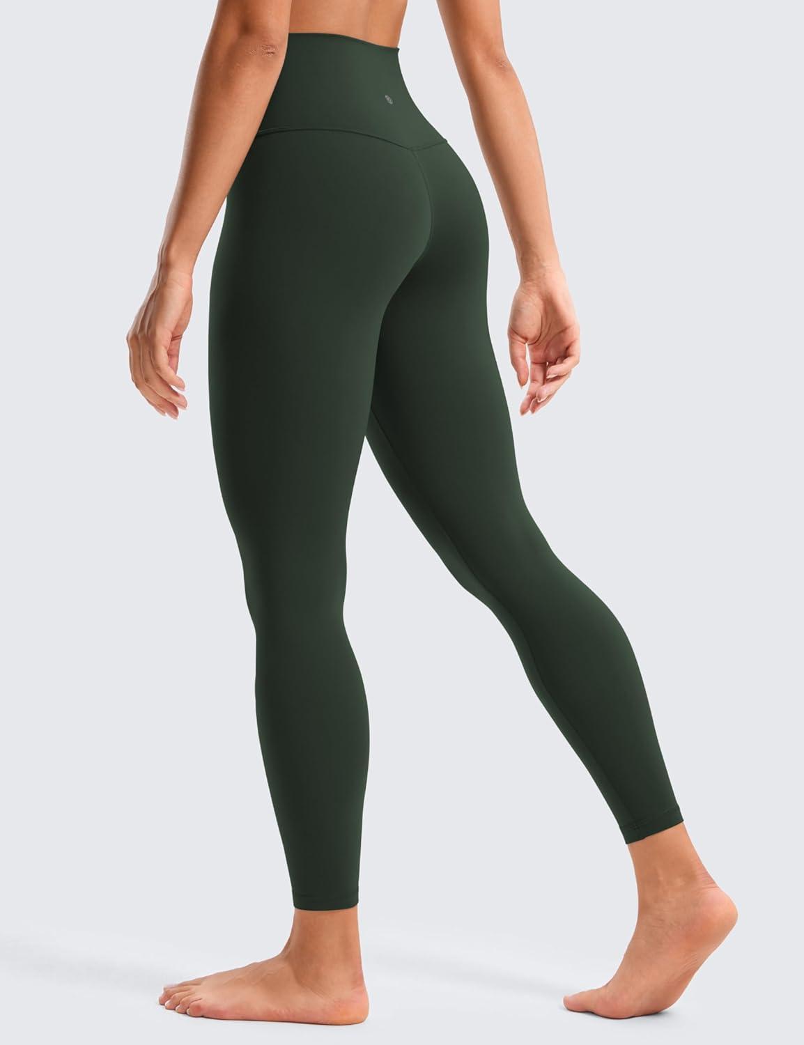 imageCRZ YOGA Butterluxe Yoga Leggings 25quot High Waisted Buttery Soft Womens Workout Lounge PantsLegend Green