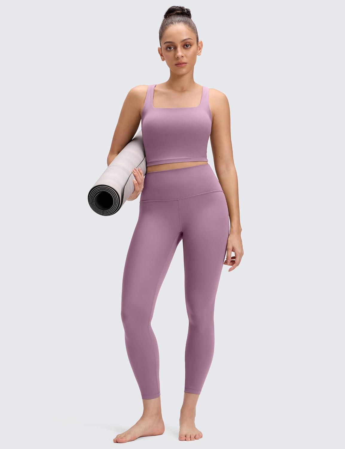 imageCRZ YOGA Butterluxe Yoga Leggings 25quot High Waisted Buttery Soft Womens Workout Lounge PantsLight Lavender