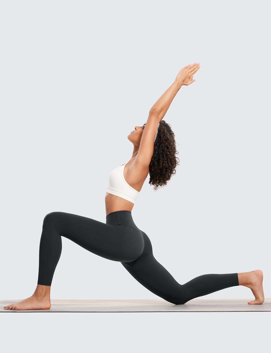 imageCRZ YOGA Butterluxe Yoga Leggings 25quot High Waisted Buttery Soft Womens Workout Lounge PantsMelanite