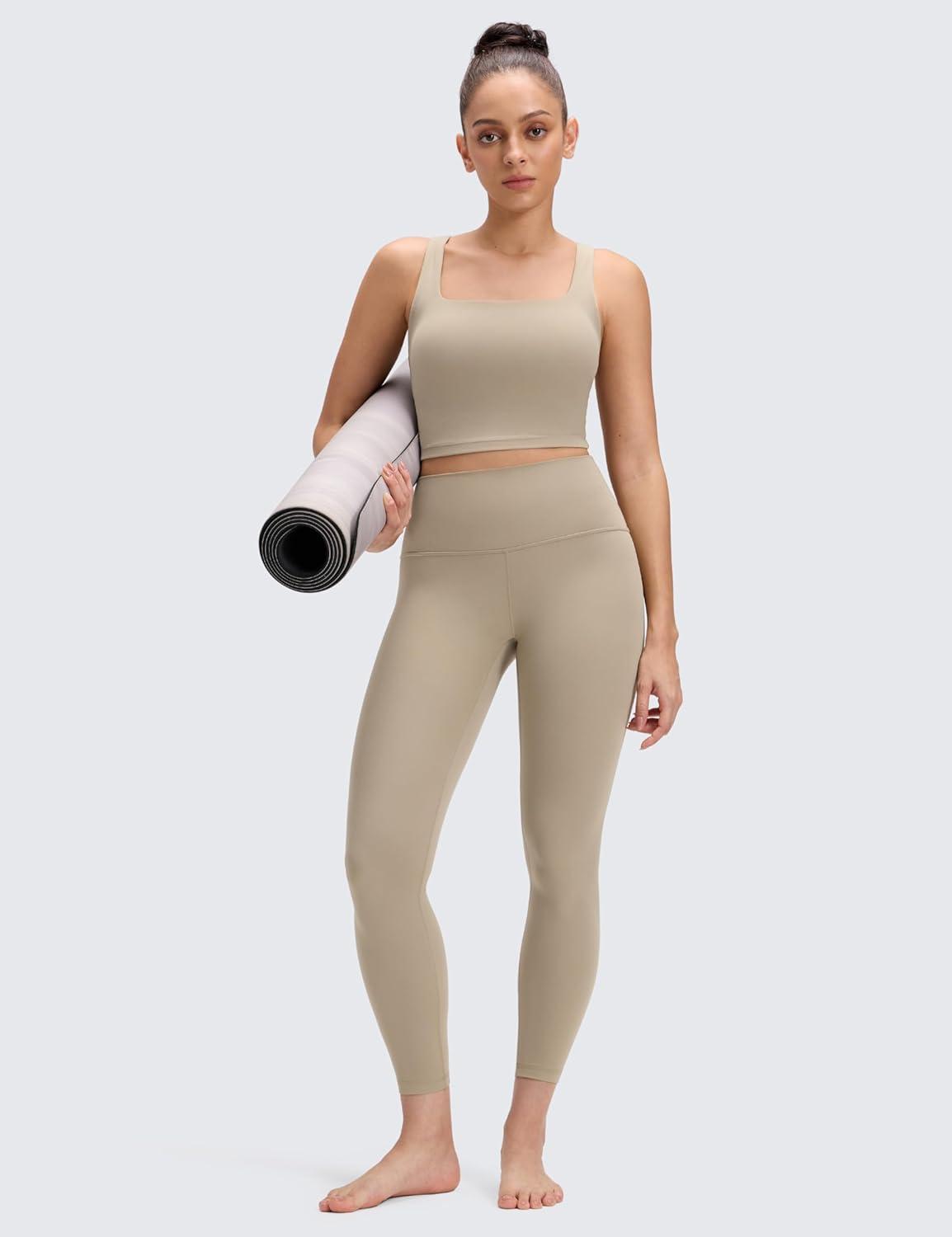 imageCRZ YOGA Butterluxe Yoga Leggings 25quot High Waisted Buttery Soft Womens Workout Lounge PantsOak