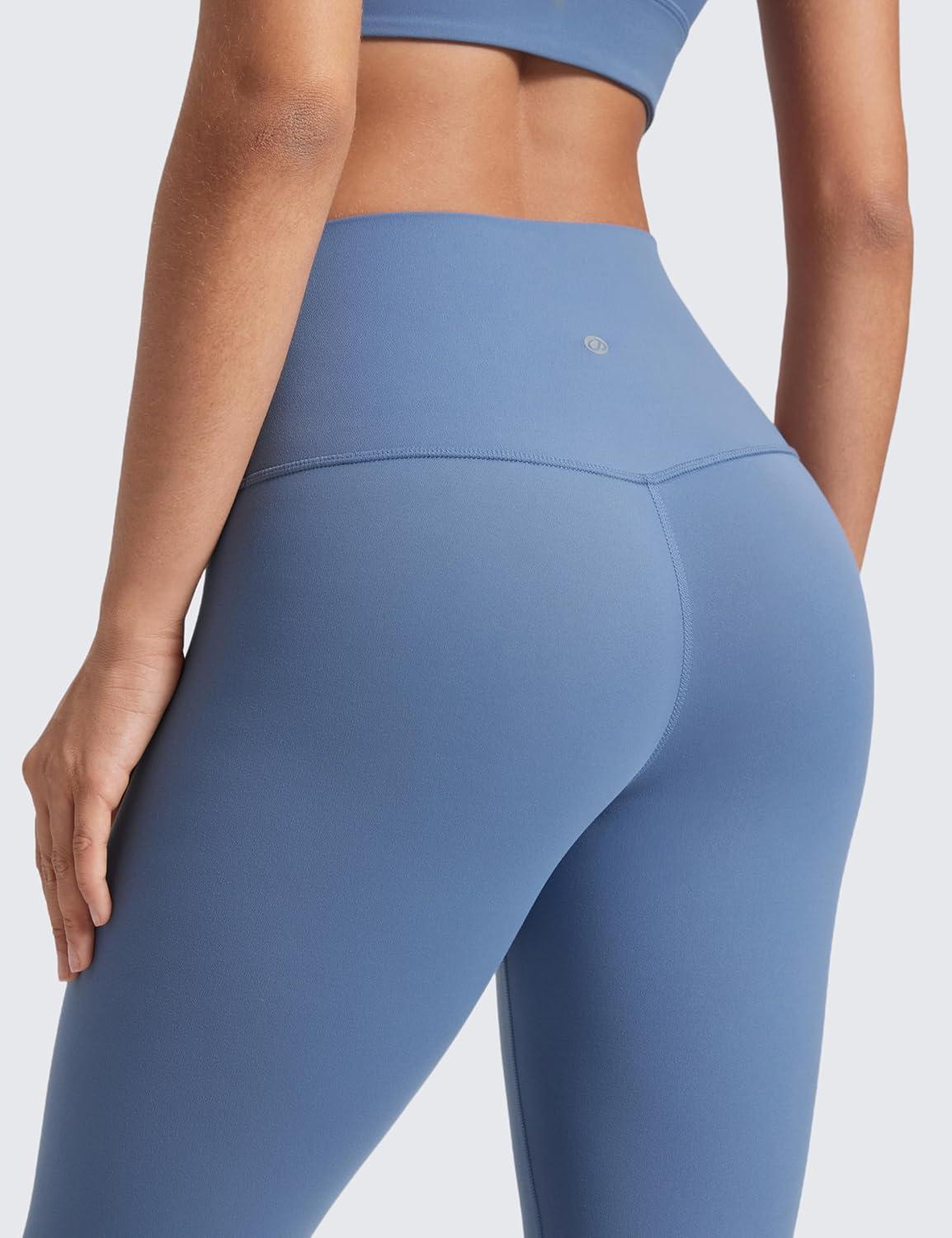 imageCRZ YOGA Butterluxe Yoga Leggings 25quot High Waisted Buttery Soft Womens Workout Lounge PantsOasis Blue