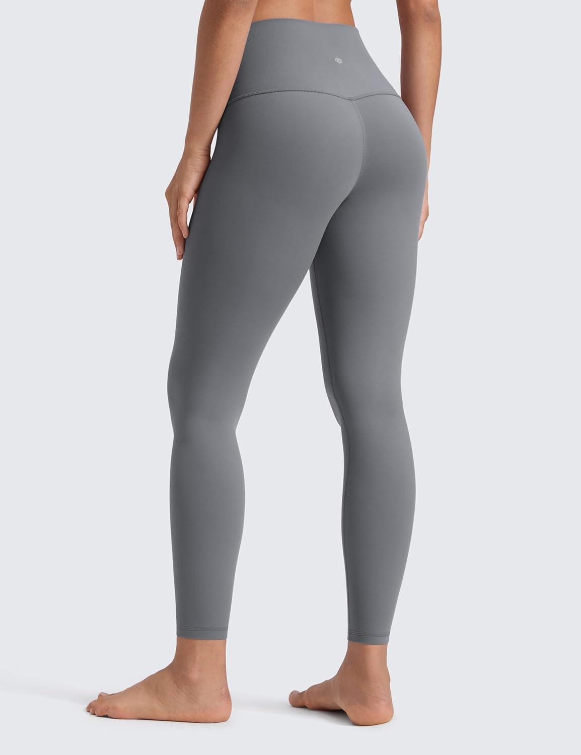 imageCRZ YOGA Butterluxe Yoga Leggings 25quot High Waisted Buttery Soft Womens Workout Lounge PantsSolar Grey