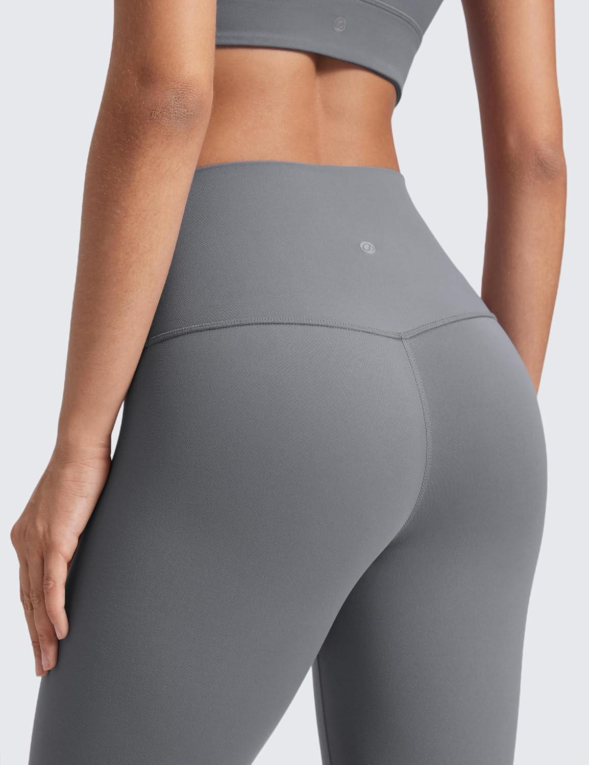 imageCRZ YOGA Butterluxe Yoga Leggings 25quot High Waisted Buttery Soft Womens Workout Lounge PantsSolar Grey