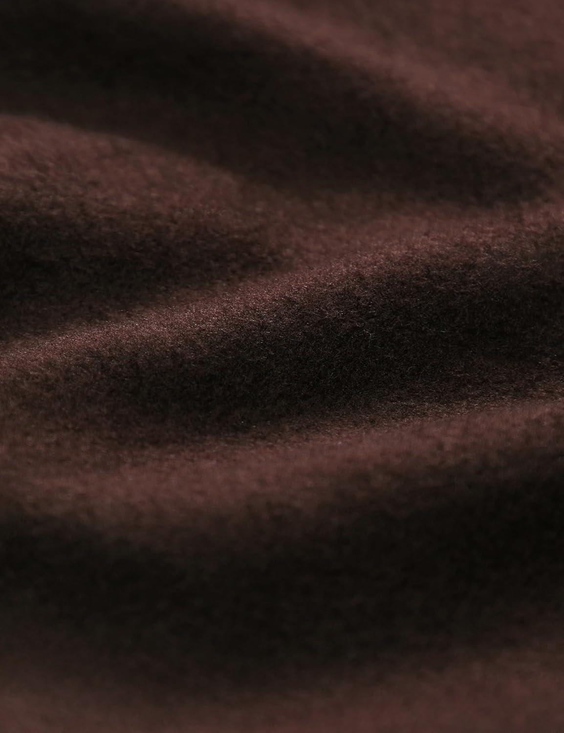 imageCRZ YOGA Cotton Fleece Lined Sweatpants for Men 30quot Classic Fit Casual Lounge Cozy Sweat Pants Joggers with Zipper PocketsHot Fudge Brown