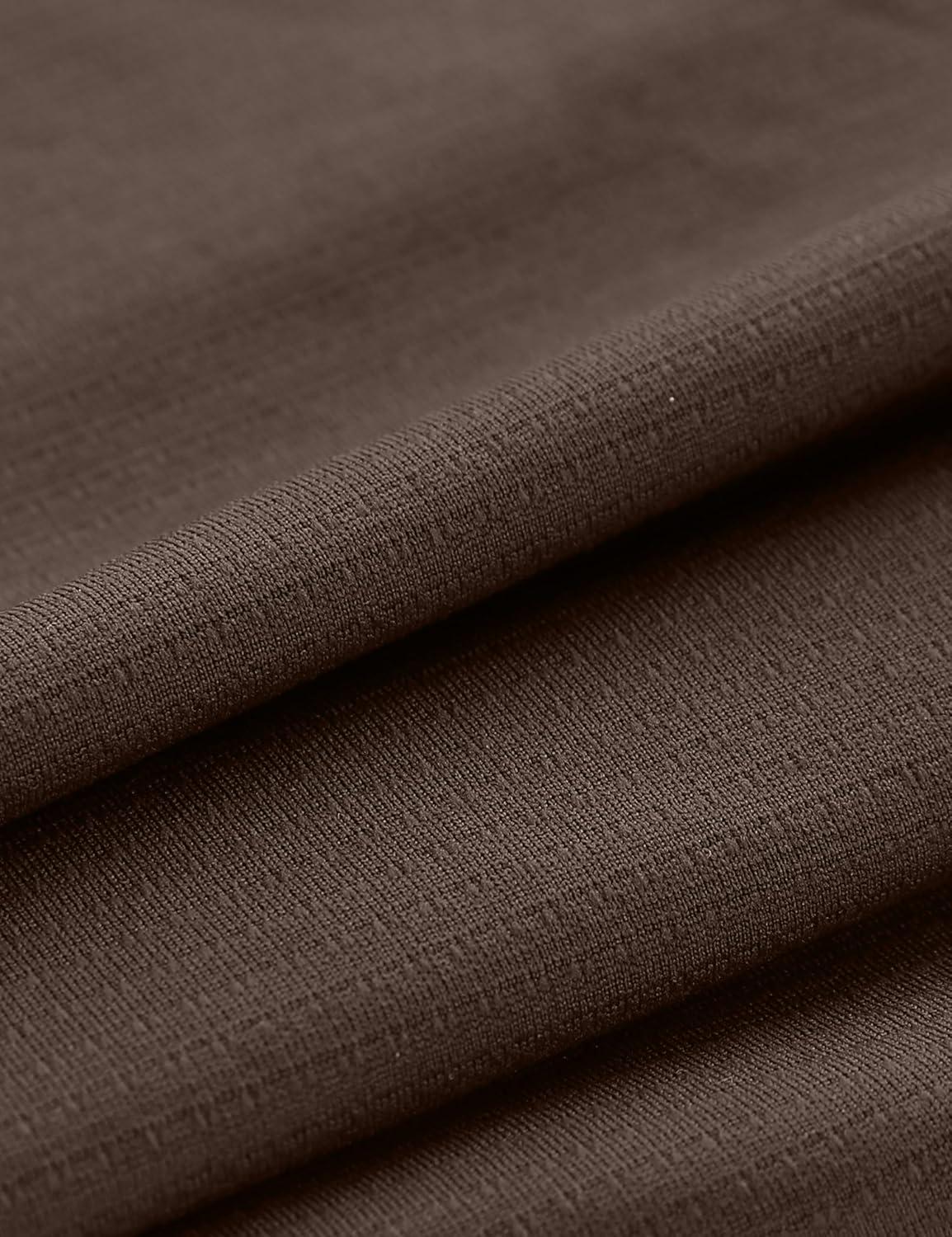 imageCRZ YOGA Crewneck Workout Shirts for Men Quick Dry Running Athletic TShirts Lightweight Basic TopsDark Mocha