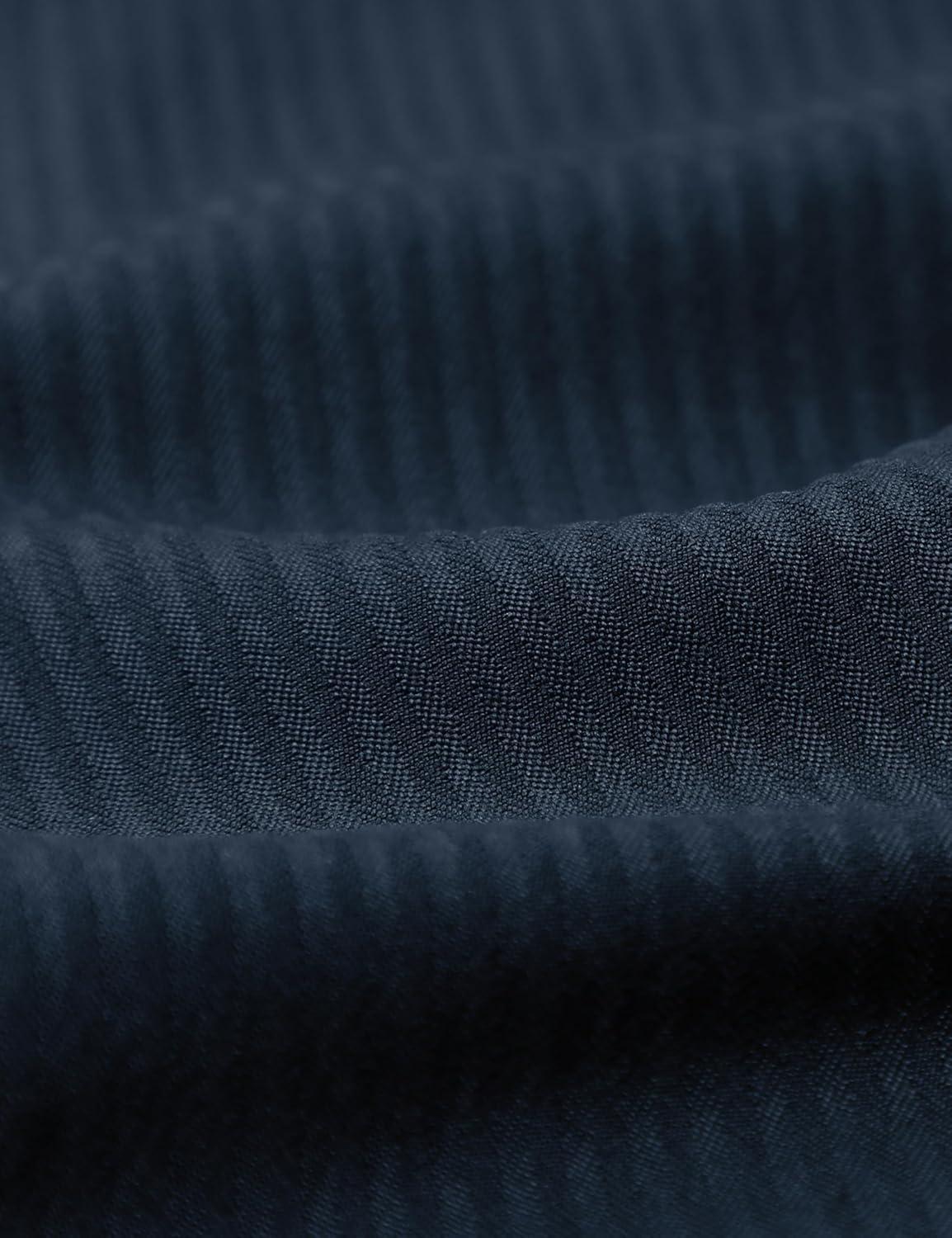 imageCRZ YOGA Lightweight Straight Leg Workout Pants for Women 28quot30quot32quot Ruched Casual Work Athletic Joggers with PocketsInk Blue