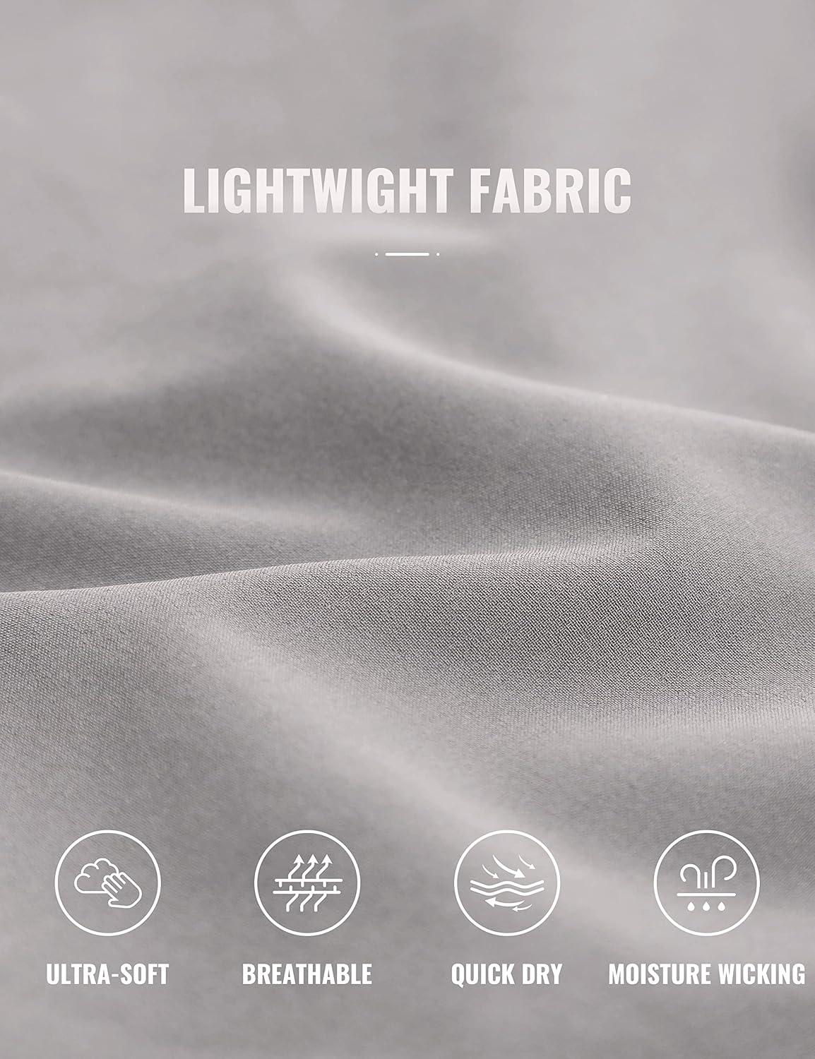 imageCRZ YOGA Mens Linerless Workout Shorts 5 Lightweight Quick Dry for Running Sports Athletic Gym with PocketsDark Chrome