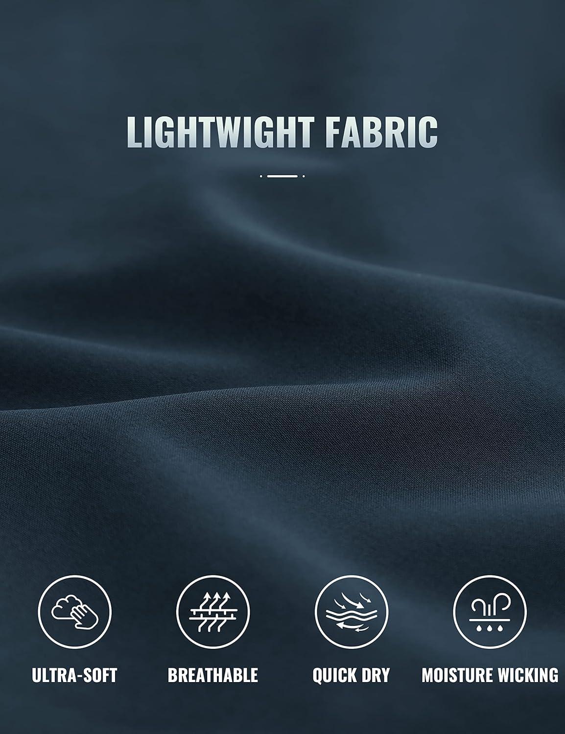 imageCRZ YOGA Mens Linerless Workout Shorts 5 Lightweight Quick Dry for Running Sports Athletic Gym with PocketsTrue Navy