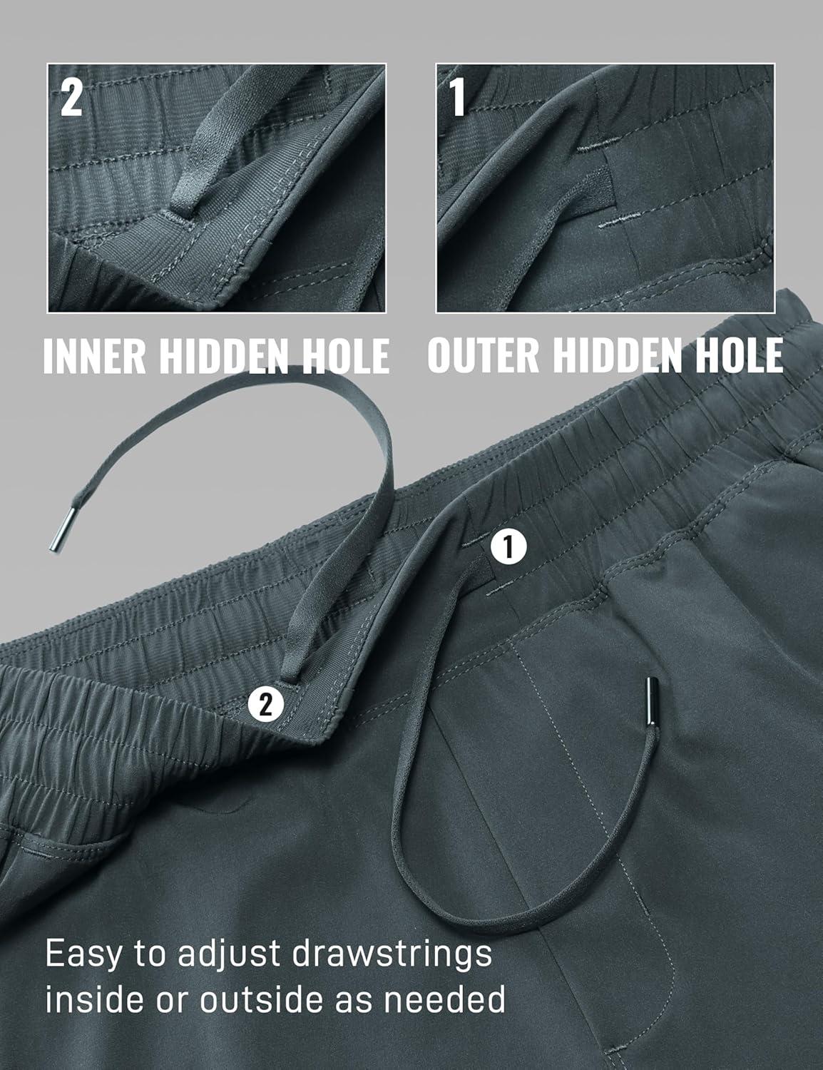 imageCRZ YOGA Mens Linerless Workout Shorts 7 Quick Dry for Running Sports Athletic Gym with PocketsMelanite