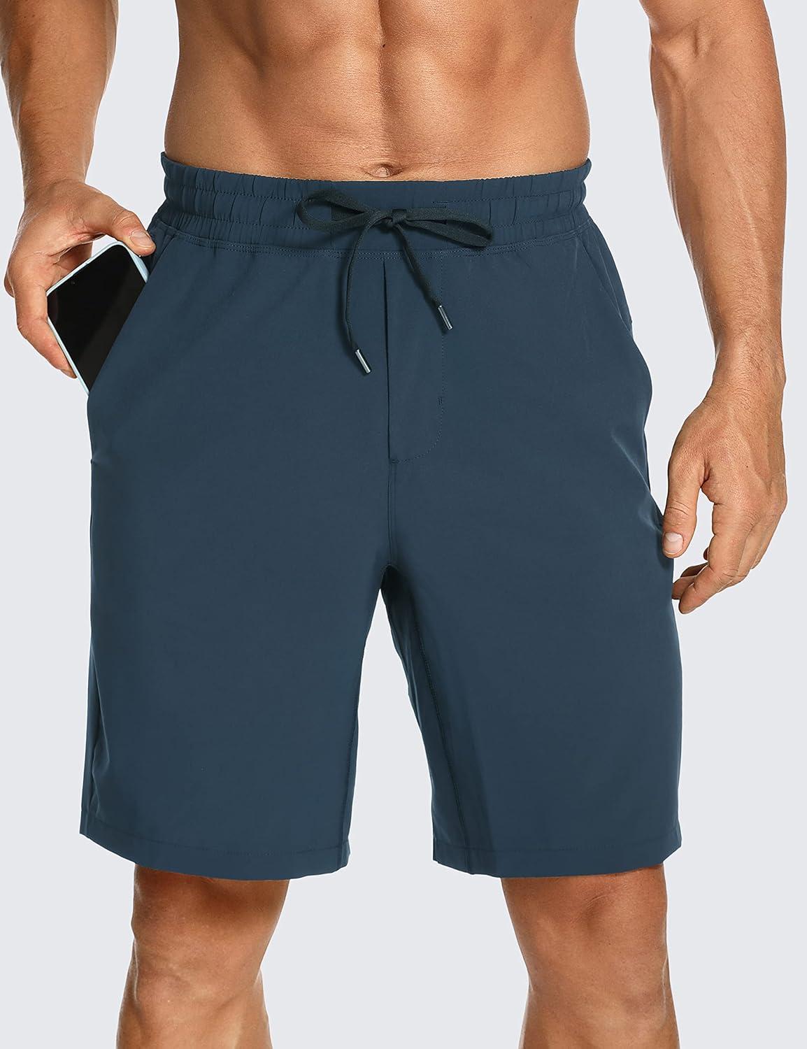imageCRZ YOGA Mens Linerless Workout Shorts 7 Quick Dry for Running Sports Athletic Gym with PocketsStelindigo