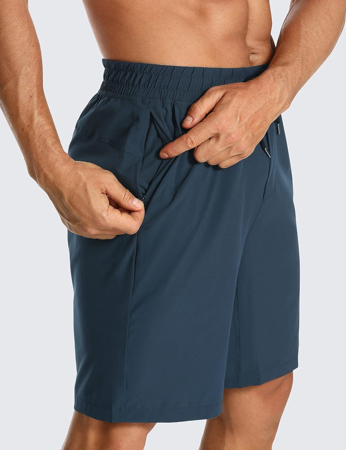 imageCRZ YOGA Mens Linerless Workout Shorts 7 Quick Dry for Running Sports Athletic Gym with PocketsStelindigo