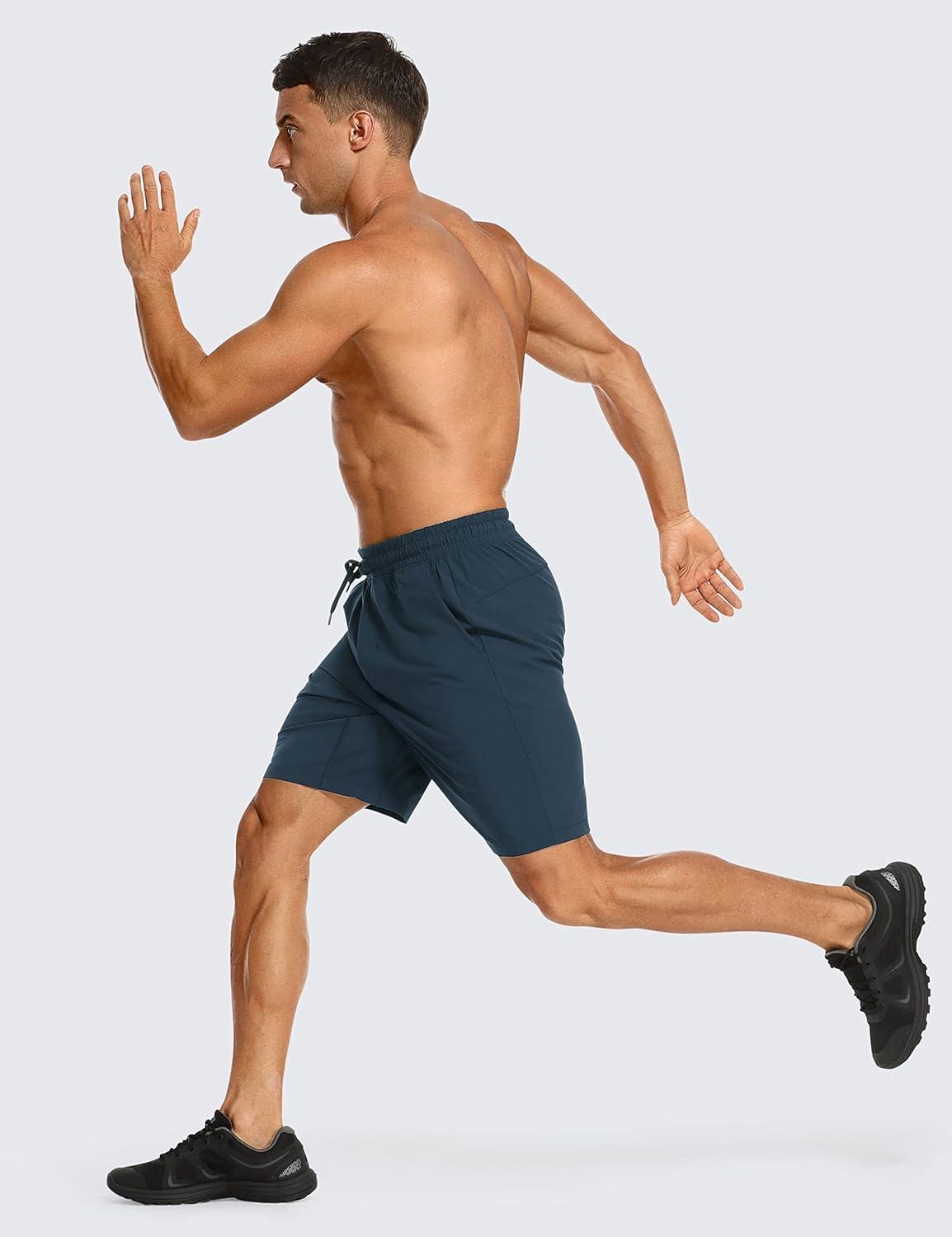 imageCRZ YOGA Mens Linerless Workout Shorts 7 Quick Dry for Running Sports Athletic Gym with PocketsStelindigo