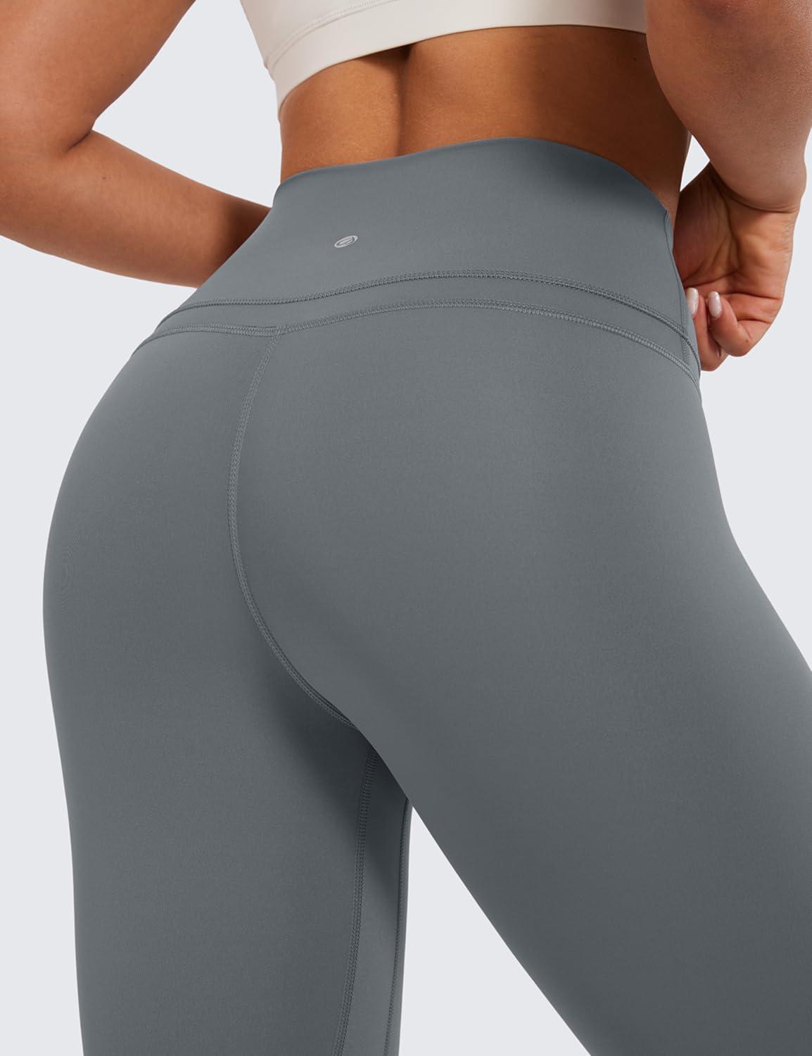 imageCRZ YOGA Naked Feeling Workout Leggings 25 High Waist Yoga Training Tight Womens PantsCarbon