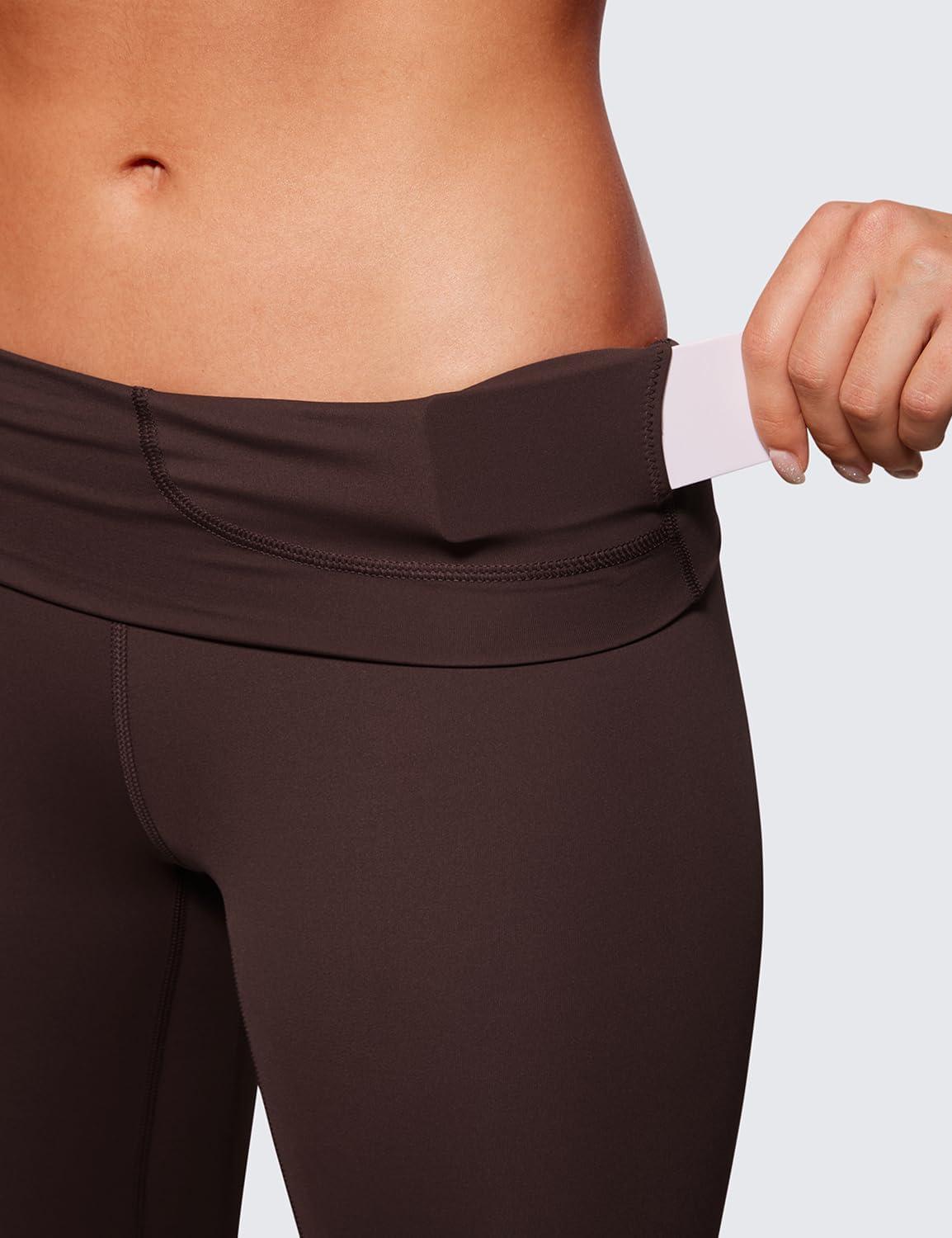 imageCRZ YOGA Naked Feeling Workout Leggings 25 High Waist Yoga Training Tight Womens PantsHot Fudge Brown