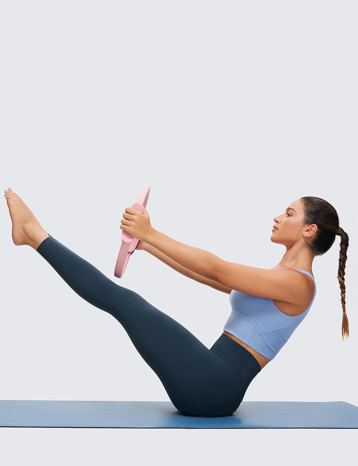 imageCRZ YOGA Naked Feeling Workout Leggings 25 High Waist Yoga Training Tight Womens PantsTrue Navy