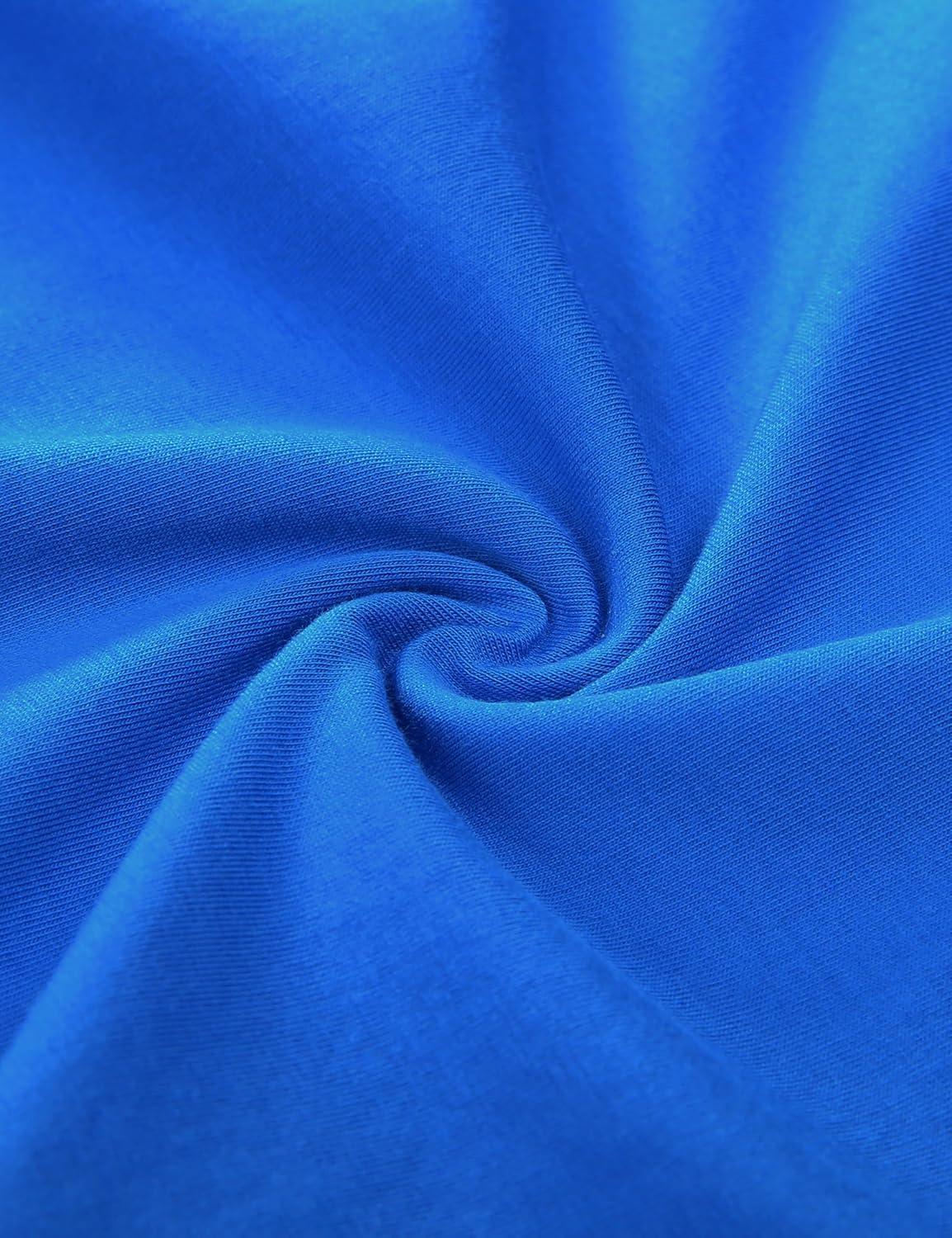 imageCRZ YOGA Pima Cotton Large Armhole Tank Tops for Women Workout Sport Athletic Yoga Running Gym Loose Crop Sleeveless ShirtsStrong Blue