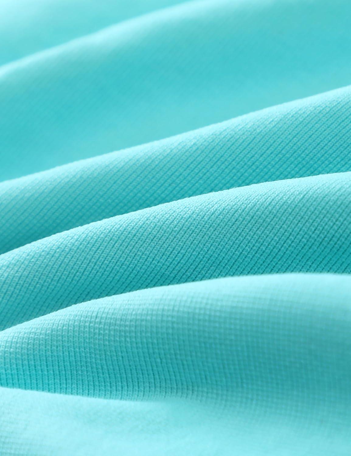 imageCRZ YOGA Seamless Crewneck Tank Tops for Women Workout Athletic Running Gym Sleeveless Shirts Racerback Breathable TeeTurquoise