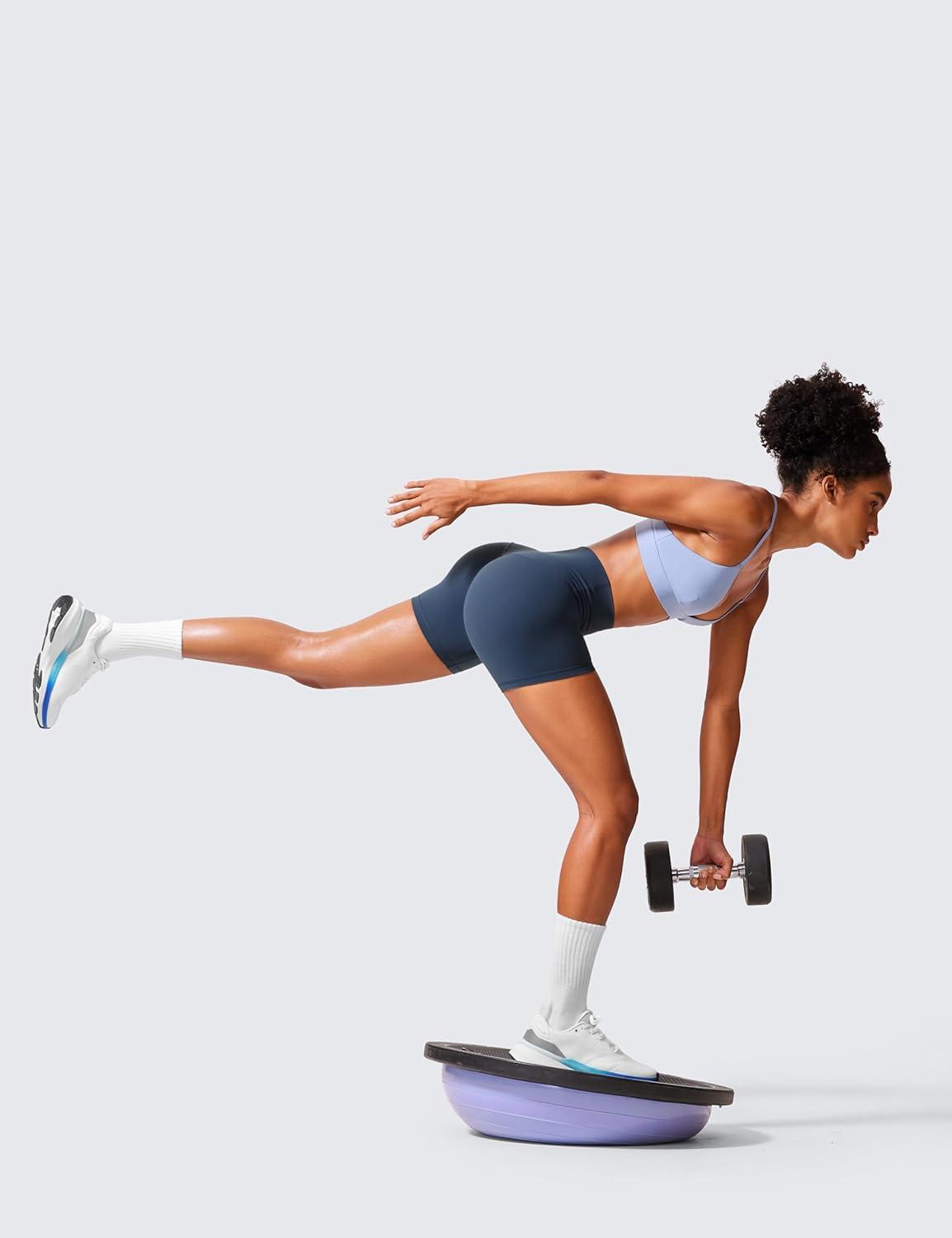 imageCRZ YOGA Secretsculpt Butterlift Biker Shorts 4quot No Front Seam High Waisted Womens Workout Gym Booty Scrunch ButtStelindigo