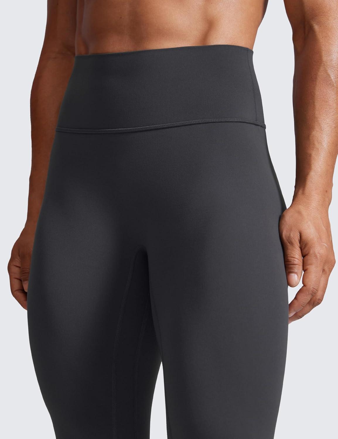 imageCRZ YOGA Secretsculpt Butterlift Workout Leggings 25quot No Front Seam High Waisted Womens Yoga Pants Booty Scrunch ButtMysterious Grey