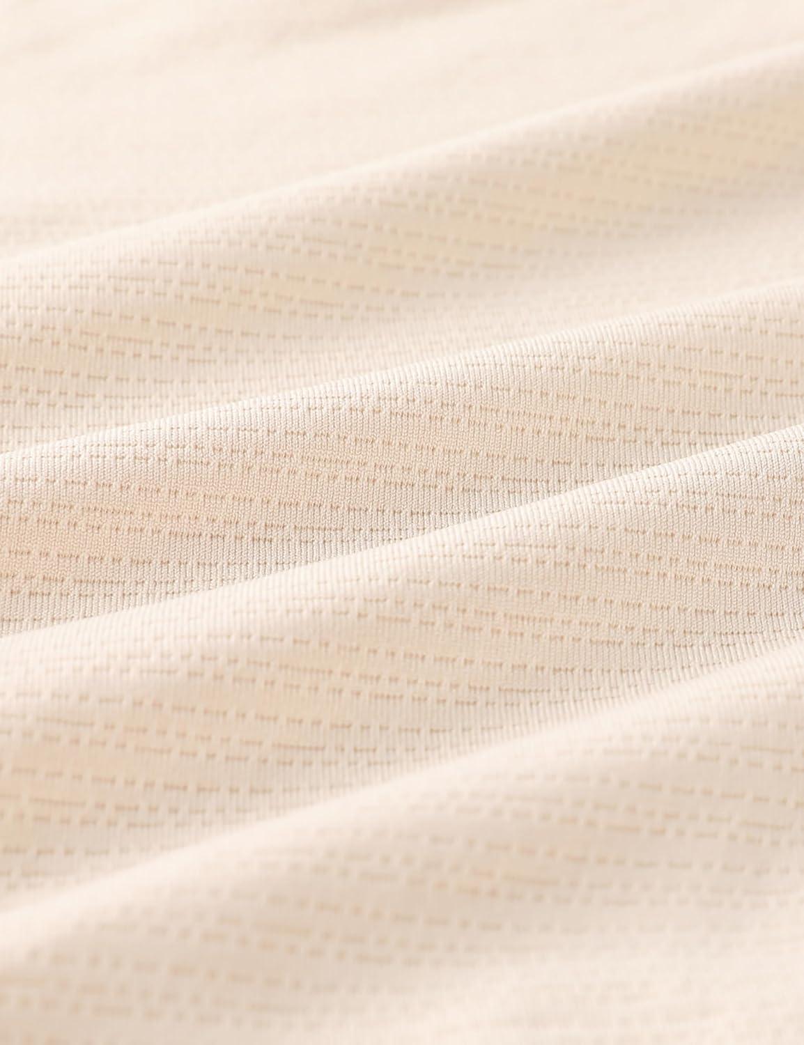 imageCRZ YOGA Texture Workout Shirts for Men Lightweight Crewneck Running Athletic TShirts Short Sleeve Gym TopsWhite Opal