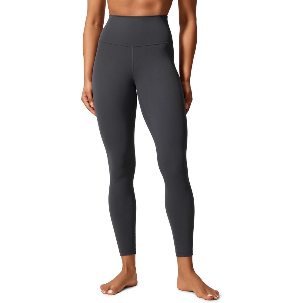 imageCRZ YOGA Butterlift Workout Leggings 25quot  High Waisted Pilates Gym Athletic Womens Yoga Pants Buttery SoftMysterious Grey