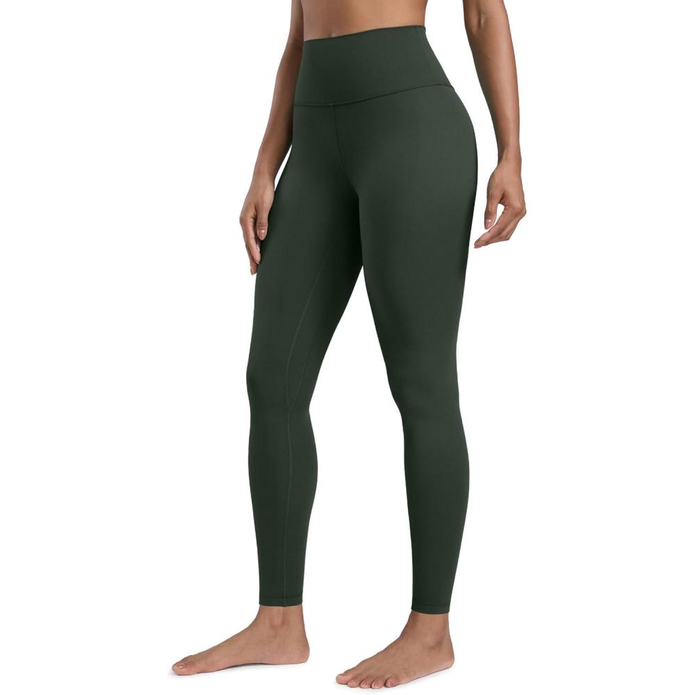 imageCRZ YOGA Butterlift Workout Leggings 28quot High Waisted Pilates Gym Athletic Womens Yoga Pants Buttery SoftLegend Green