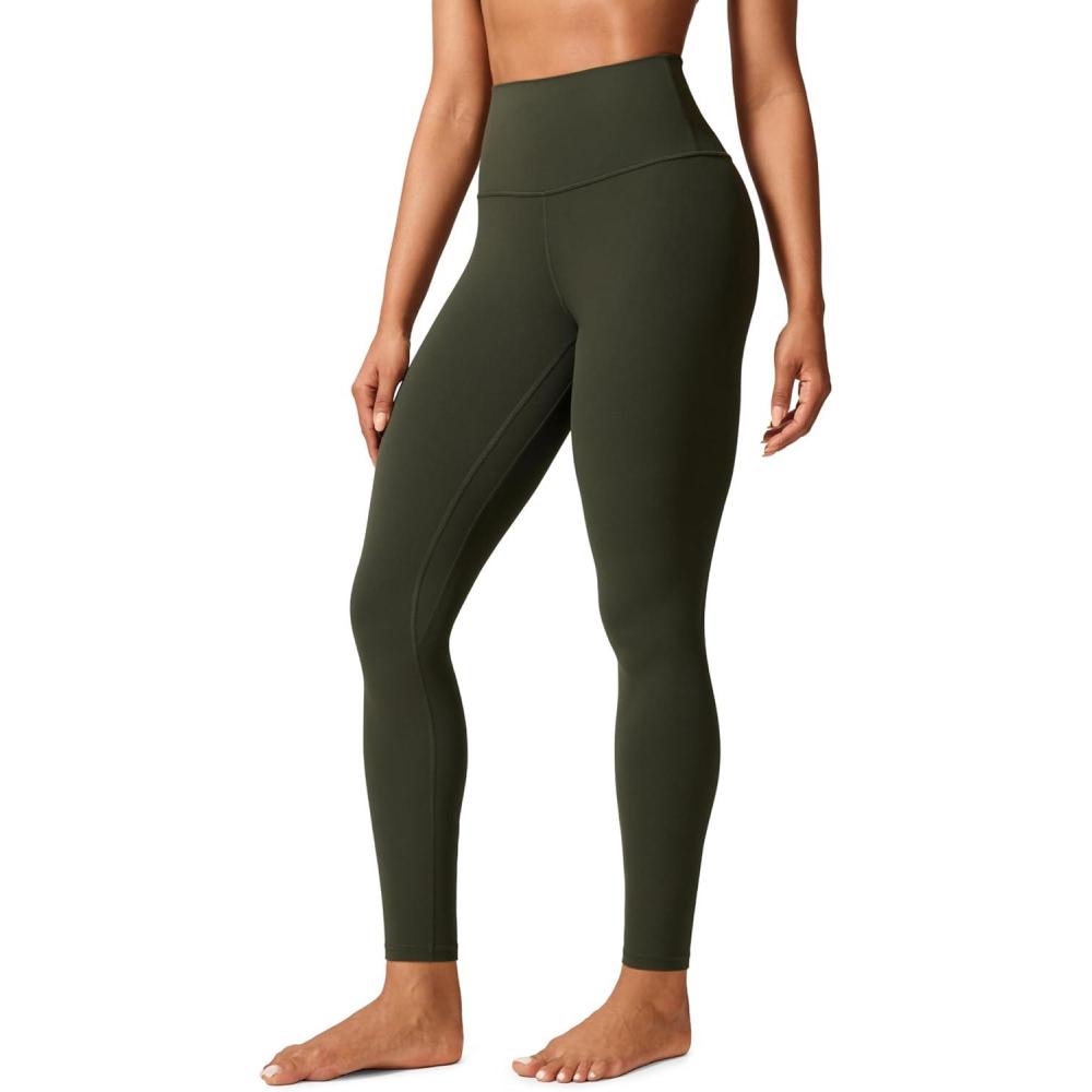 imageCRZ YOGA Butterlift Workout Leggings 28quot High Waisted Pilates Gym Athletic Womens Yoga Pants Buttery SoftOlive Green