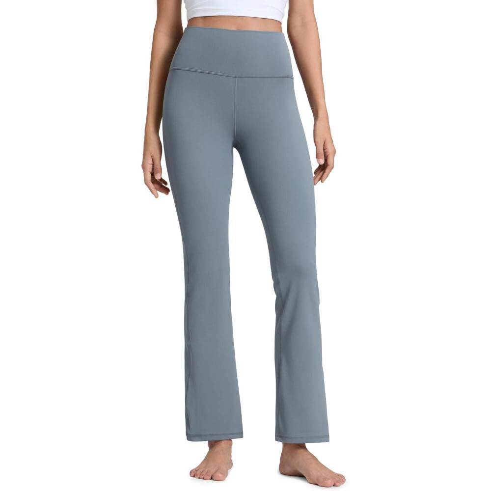 imageCRZ YOGA Butterluxe Flare Leggings 29quot305quot32quot335quot High Waist Bootcut Wide Leg Lounge Womens Yoga Pants with PocketBelgian Blue