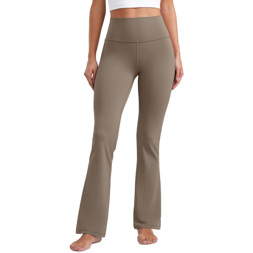 imageCRZ YOGA Butterluxe Flare Leggings 29quot305quot32quot335quot  High Waist Bootcut Wide Leg Lounge Womens Yoga Pants with PocketNomad Grey