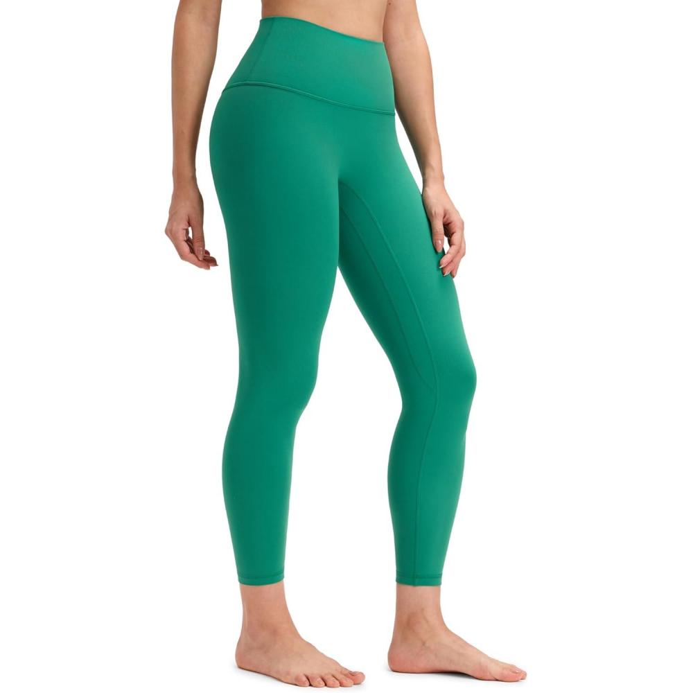 imageCRZ YOGA Butterluxe No Front Seam Yoga Leggings 25quot High Waisted Womens Lounge Pants Pilates Workout Athletic Buttery SoftCascadia Green