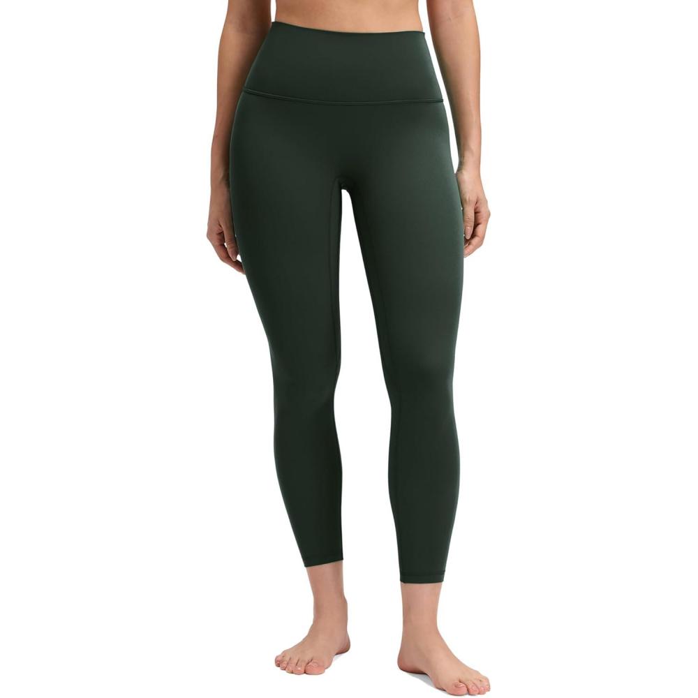 imageCRZ YOGA Butterluxe No Front Seam Yoga Leggings 25quot High Waisted Womens Lounge Pants Pilates Workout Athletic Buttery SoftLegend Green