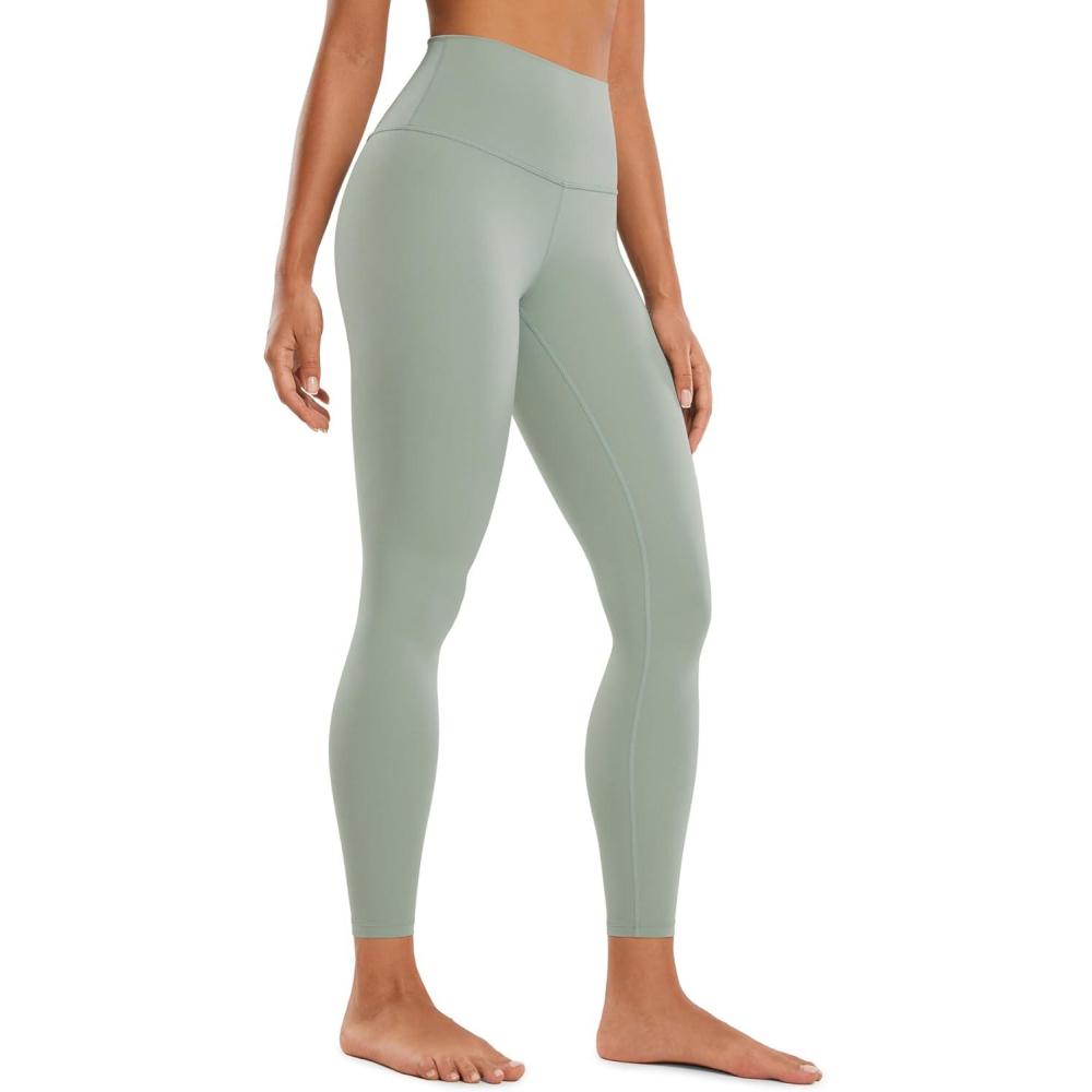 imageCRZ YOGA Butterluxe Yoga Leggings 25quot High Waisted Buttery Soft Womens Workout Lounge PantsGreen Palm Court