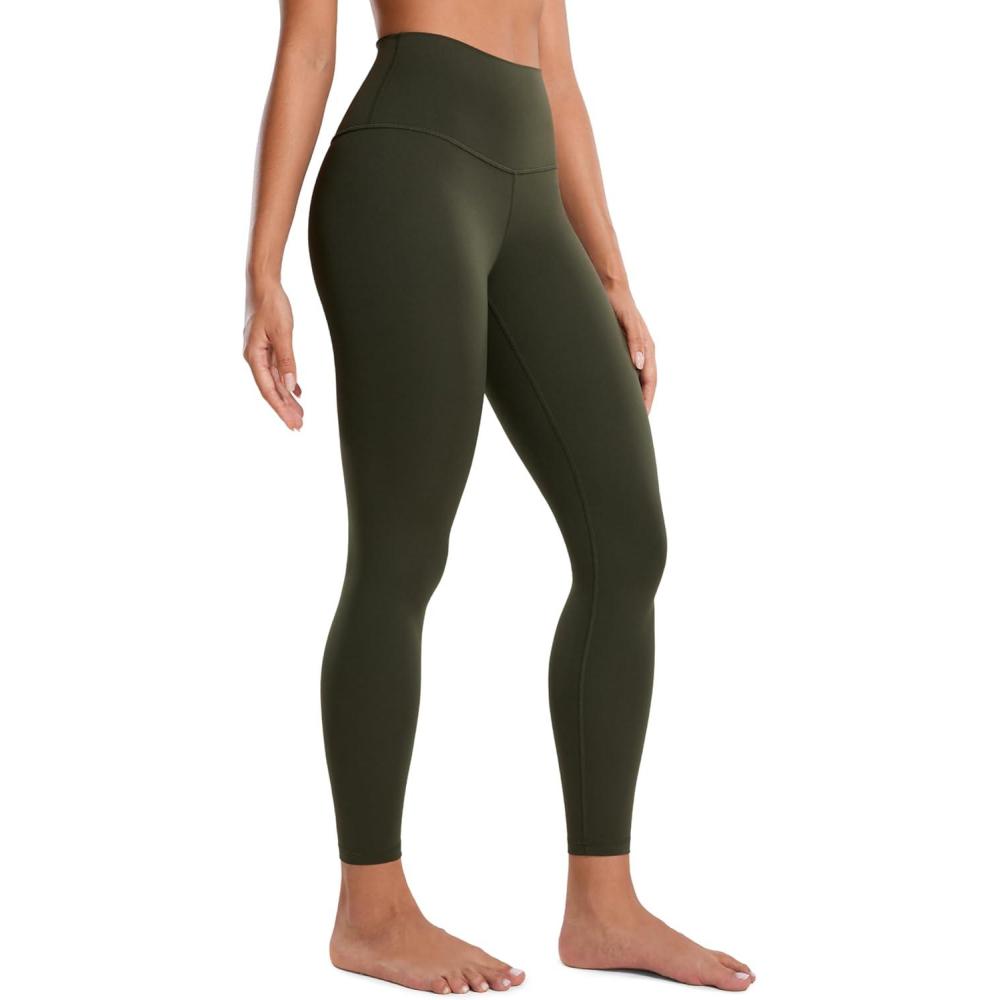 imageCRZ YOGA Butterluxe Yoga Leggings 25quot High Waisted Buttery Soft Womens Workout Lounge PantsOlive Green