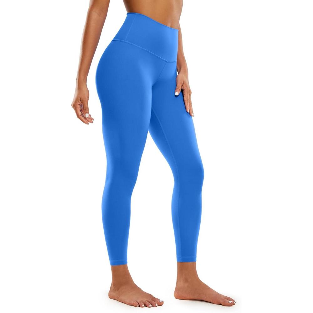 imageCRZ YOGA Butterluxe Yoga Leggings 25quot High Waisted Buttery Soft Womens Workout Lounge PantsSparkle Blue