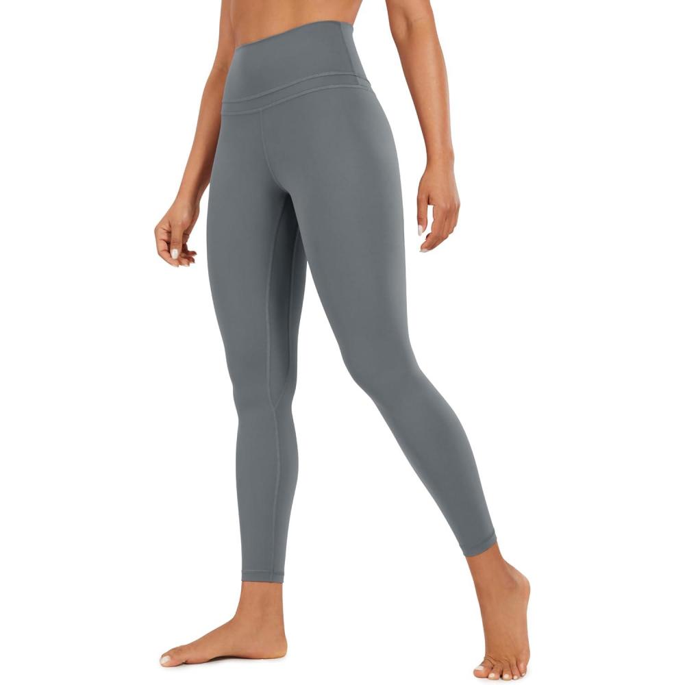 imageCRZ YOGA Naked Feeling Workout Leggings 25 High Waist Yoga Training Tight Womens PantsCarbon